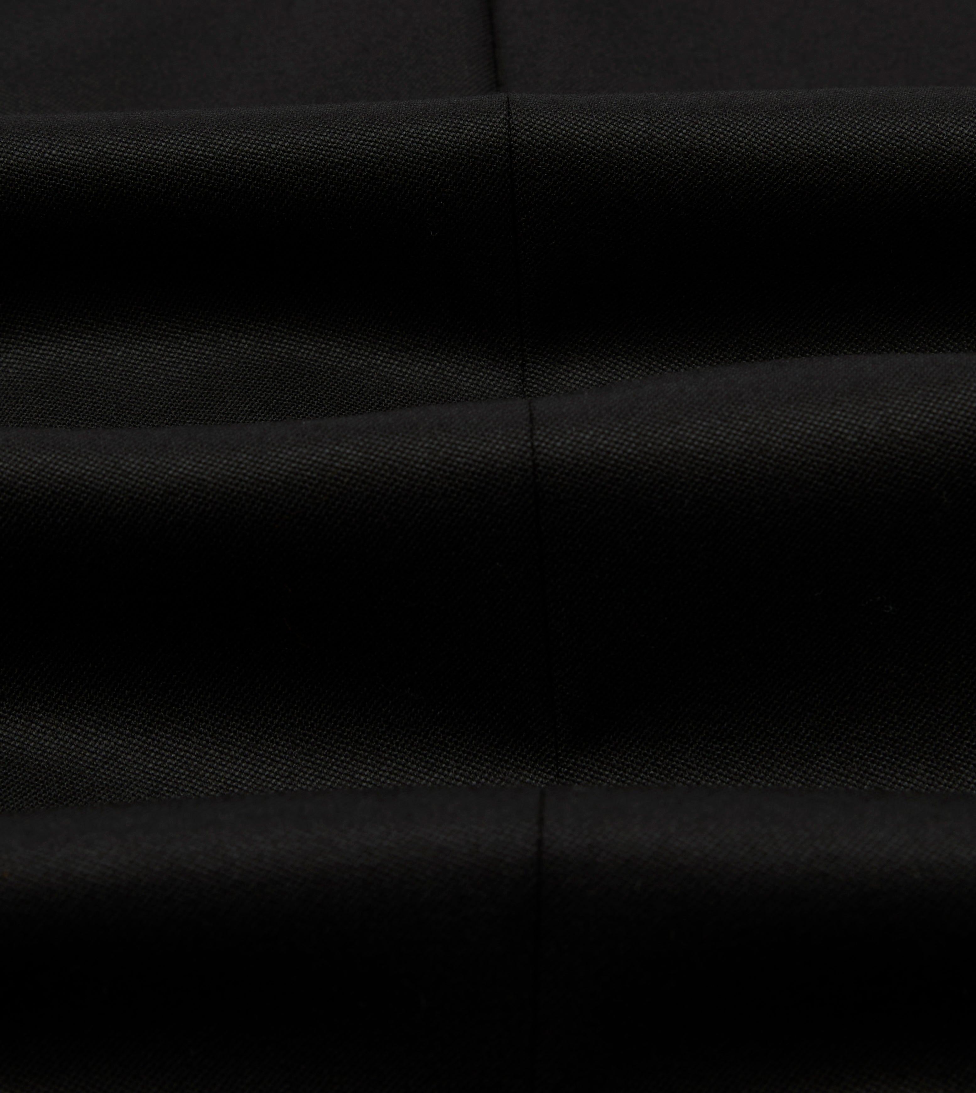 Black Barathea Wool Double-Breasted Dinner Jacket