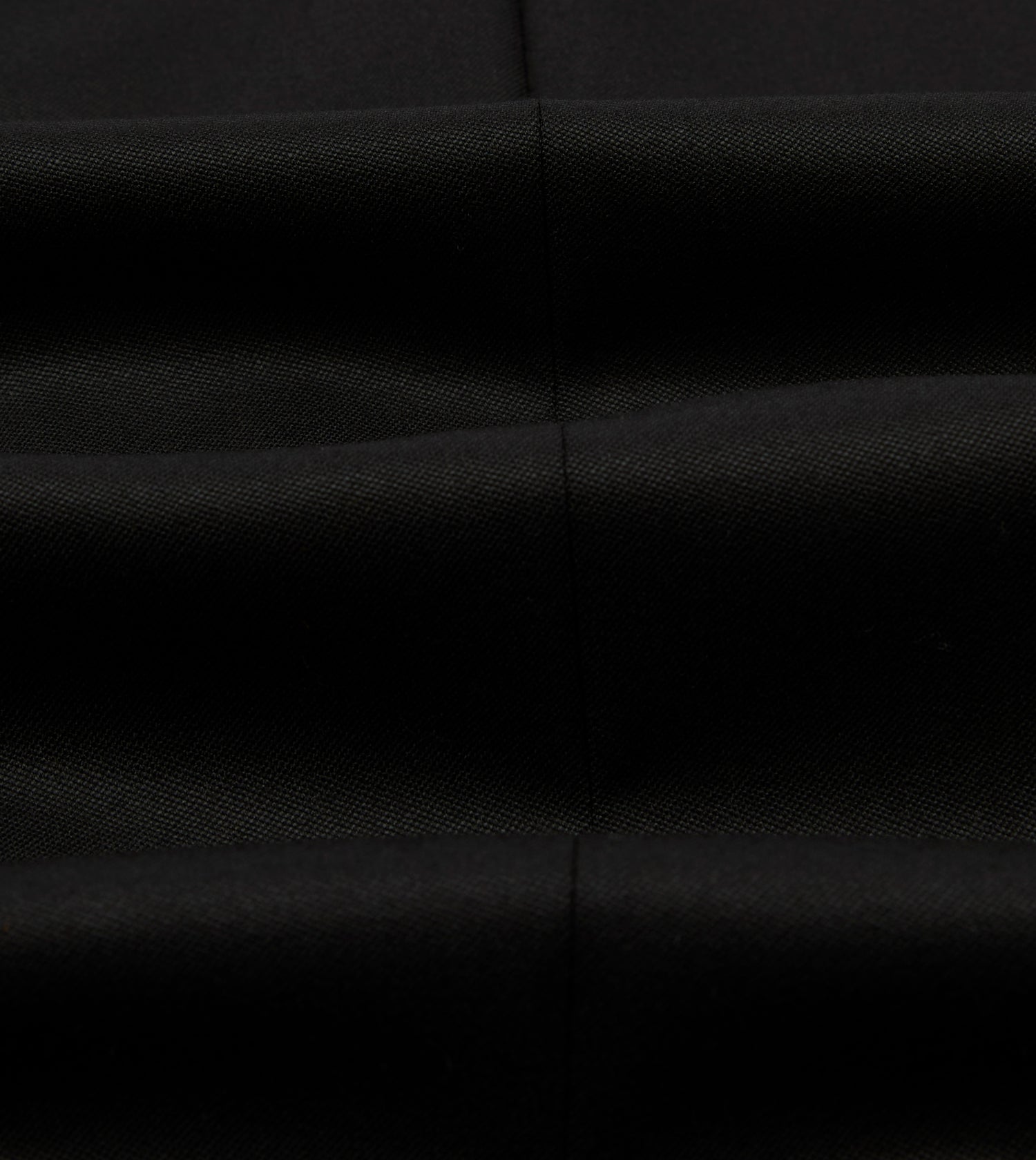 Black Barathea Wool Double-Breasted Dinner Jacket