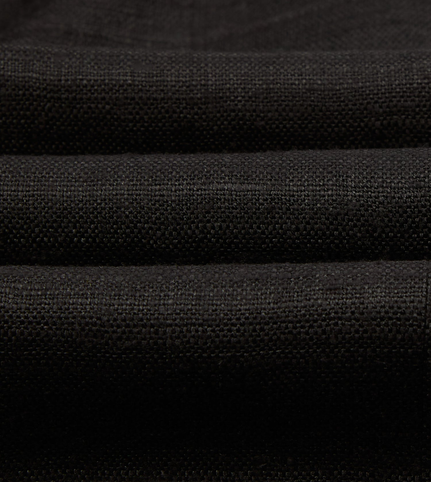 Black Tussah Silk Double-Breasted Evening Jacket