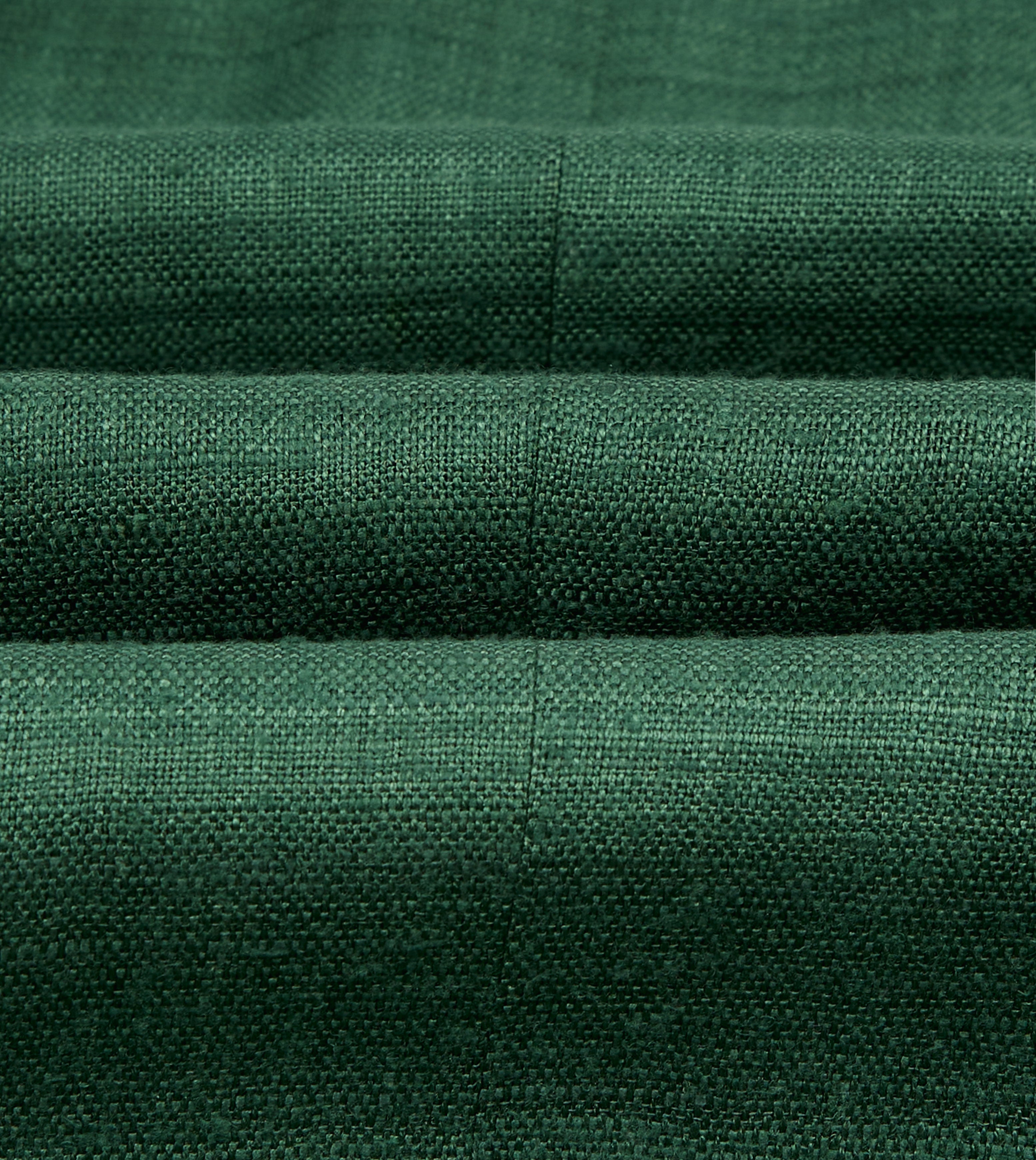 Green Tussah Silk Double-Breasted Evening Jacket