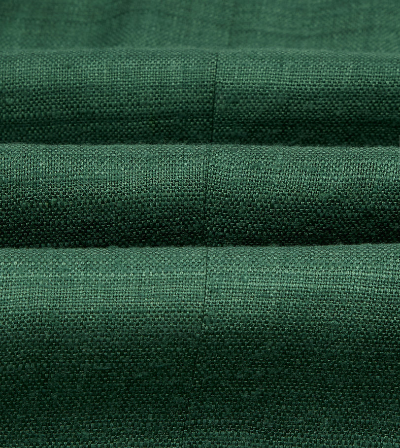 Green Tussah Silk Double-Breasted Evening Jacket