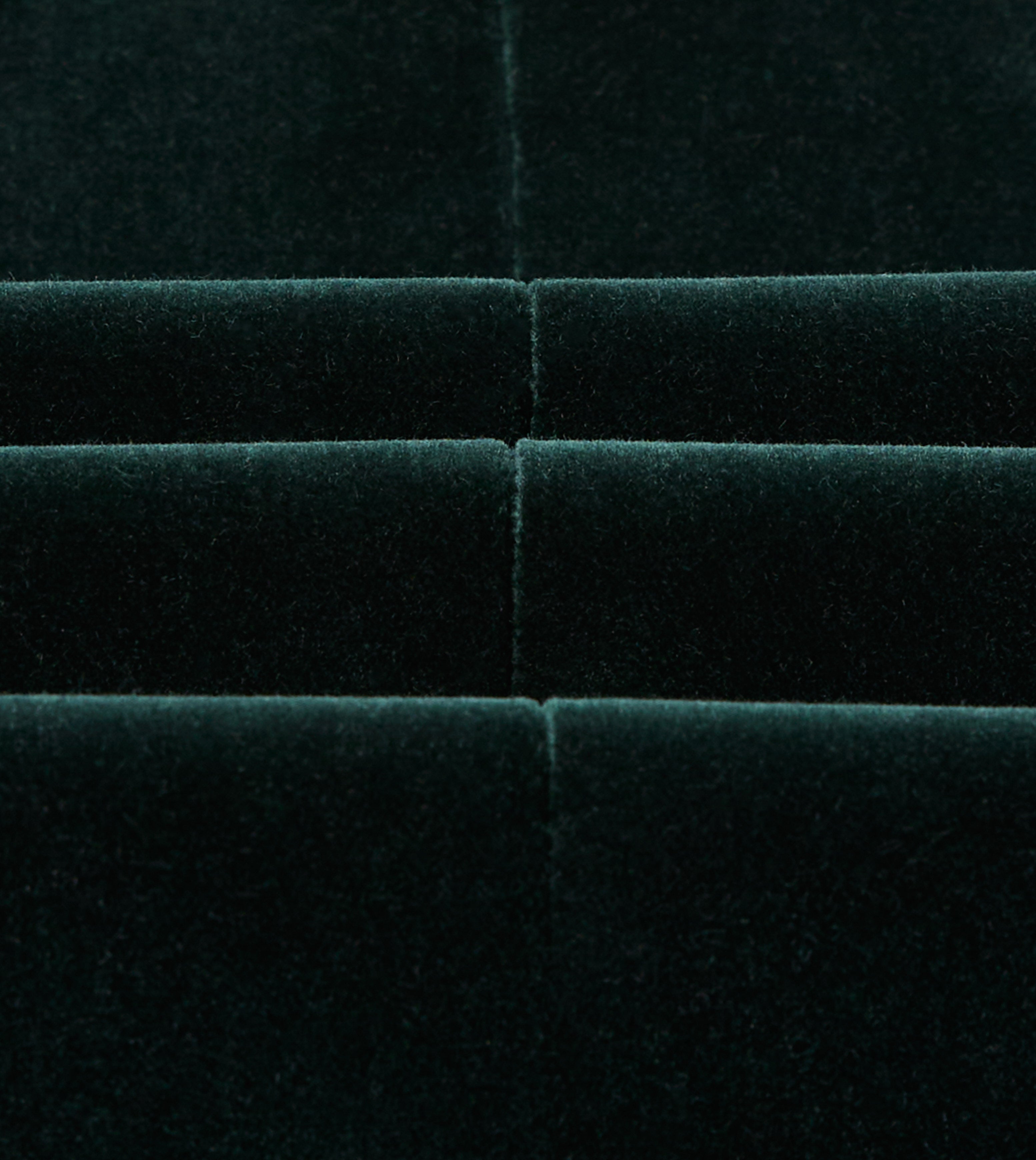 Green Velvet Double-Breasted Blazer