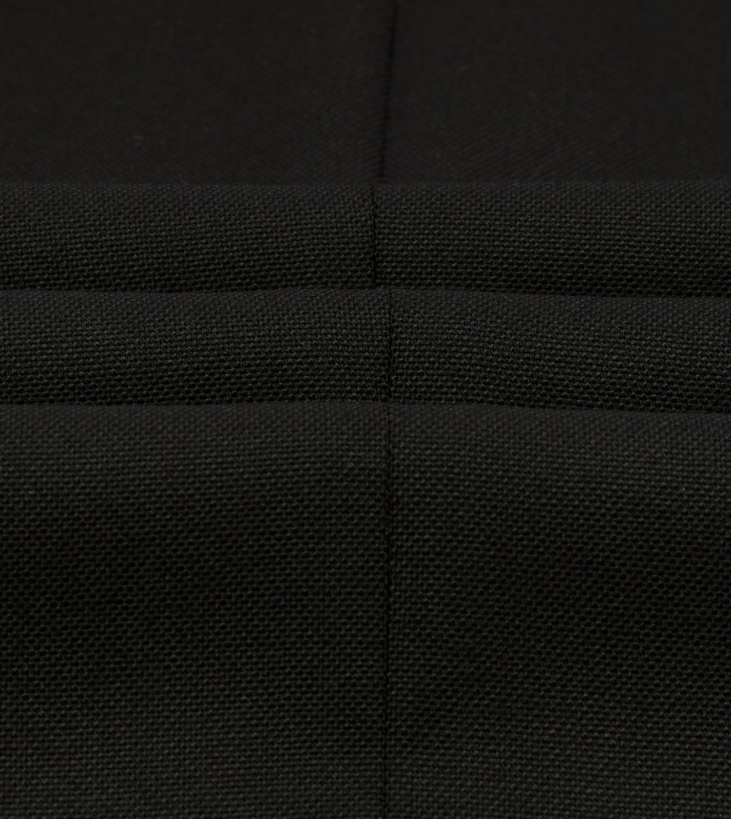 Black Fresco® Wool Double-Breasted Tailored Jacket