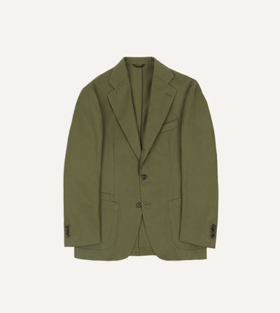 Lovat Cotton Drill Tailored Jacket – Drakes US