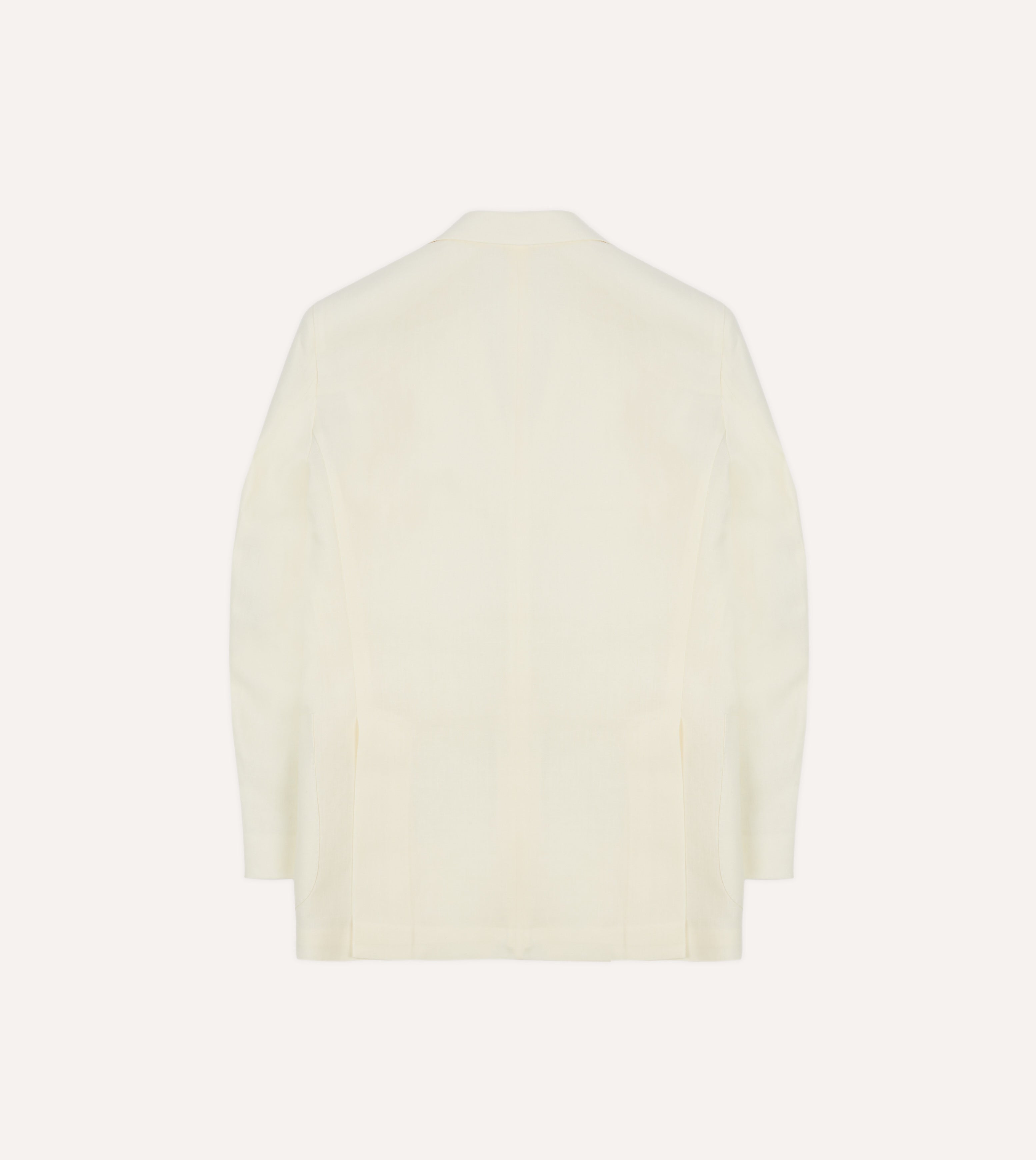 Ecru Irish Linen Tailored Jacket