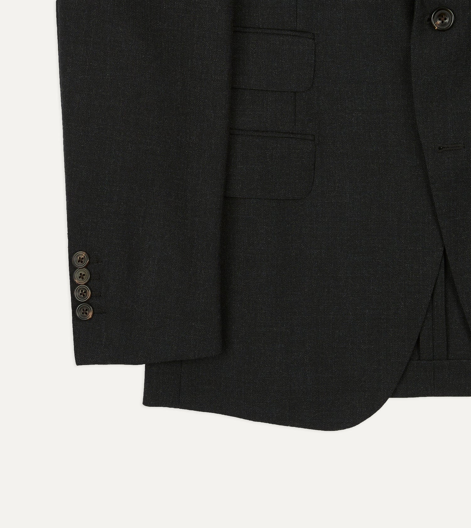 Charcoal Fresco® Wool Tailored Jacket
