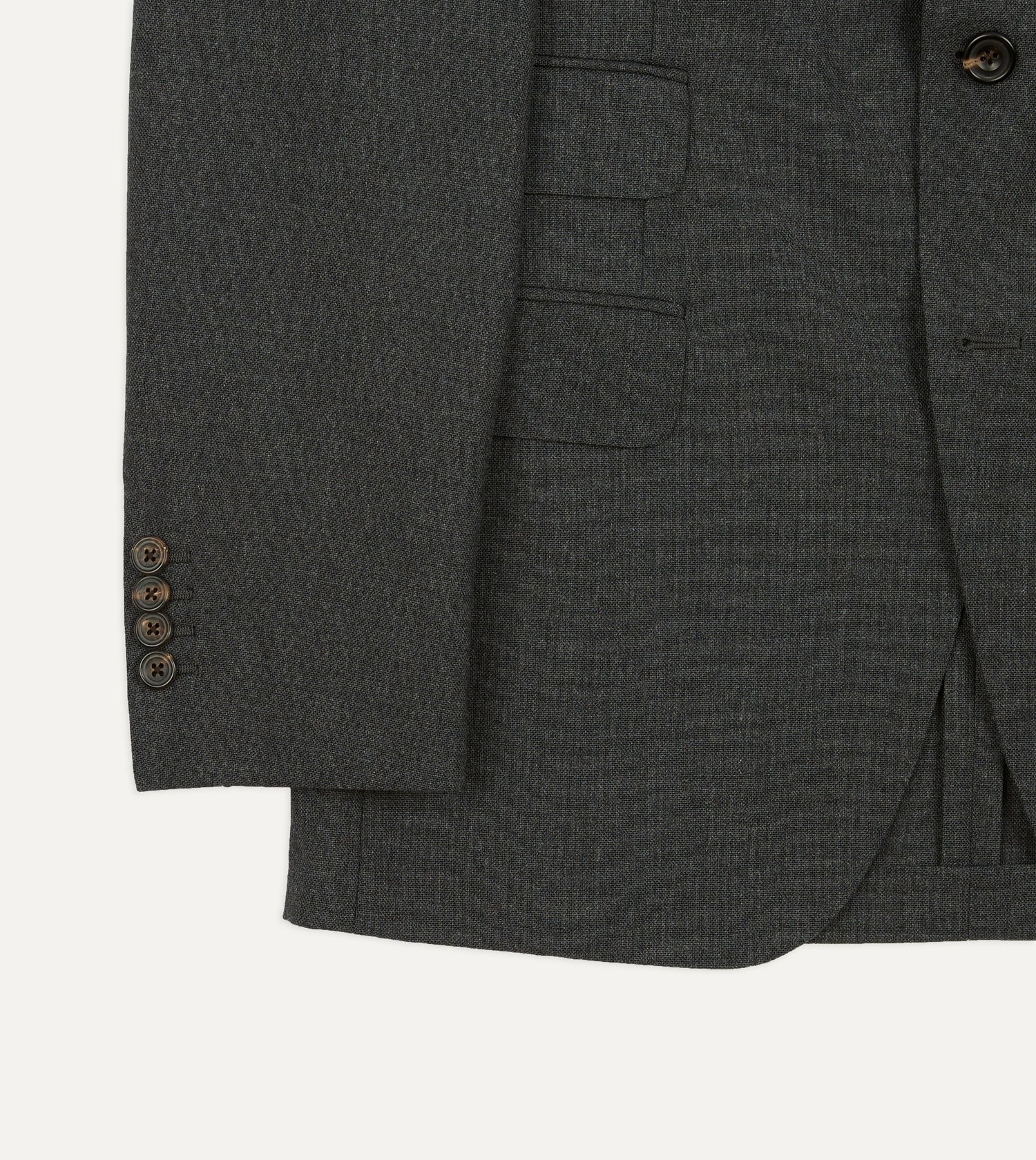 Grey Fresco® Wool Tailored Jacket