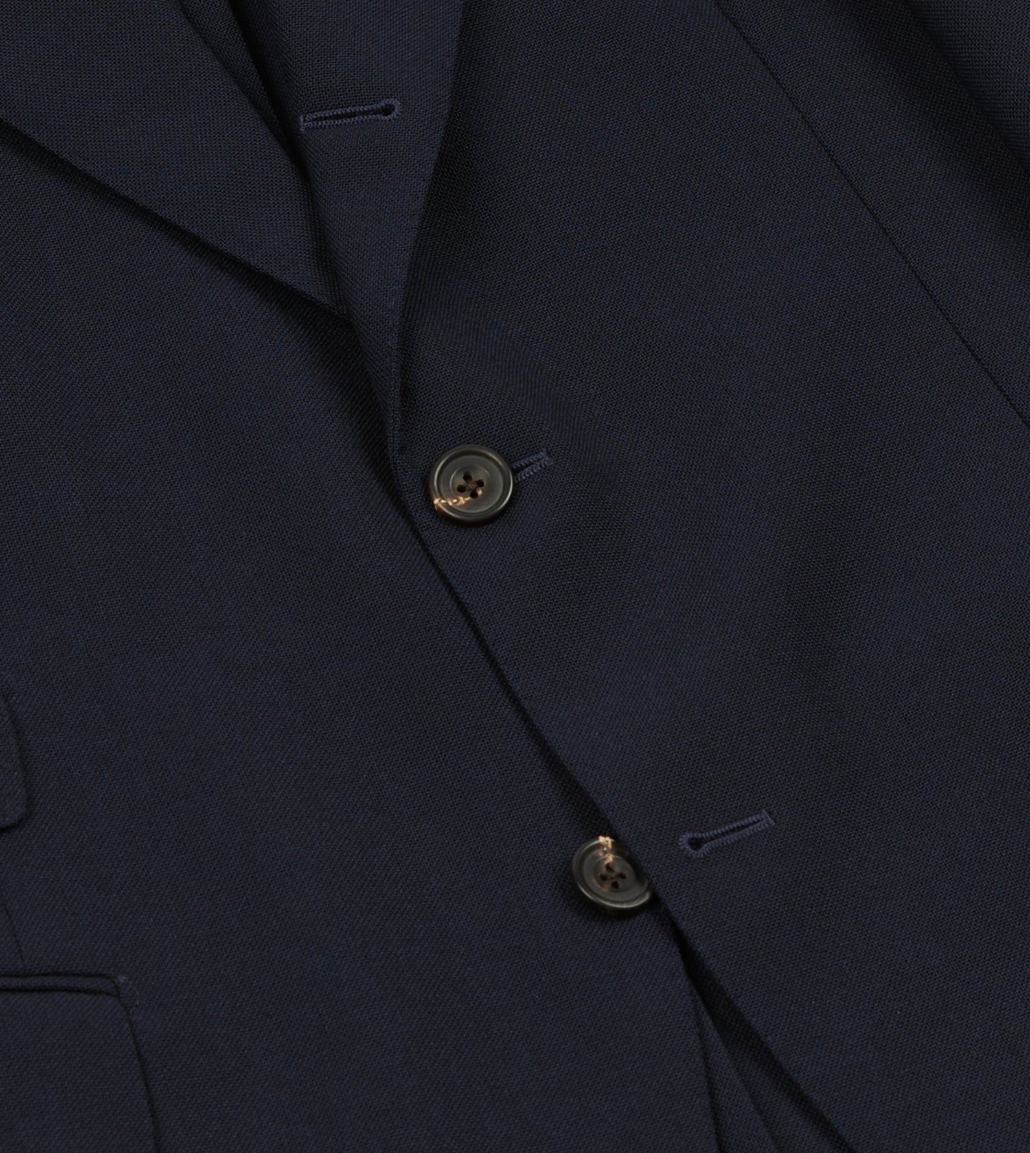 Dark Navy Fresco® Wool Tailored Jacket