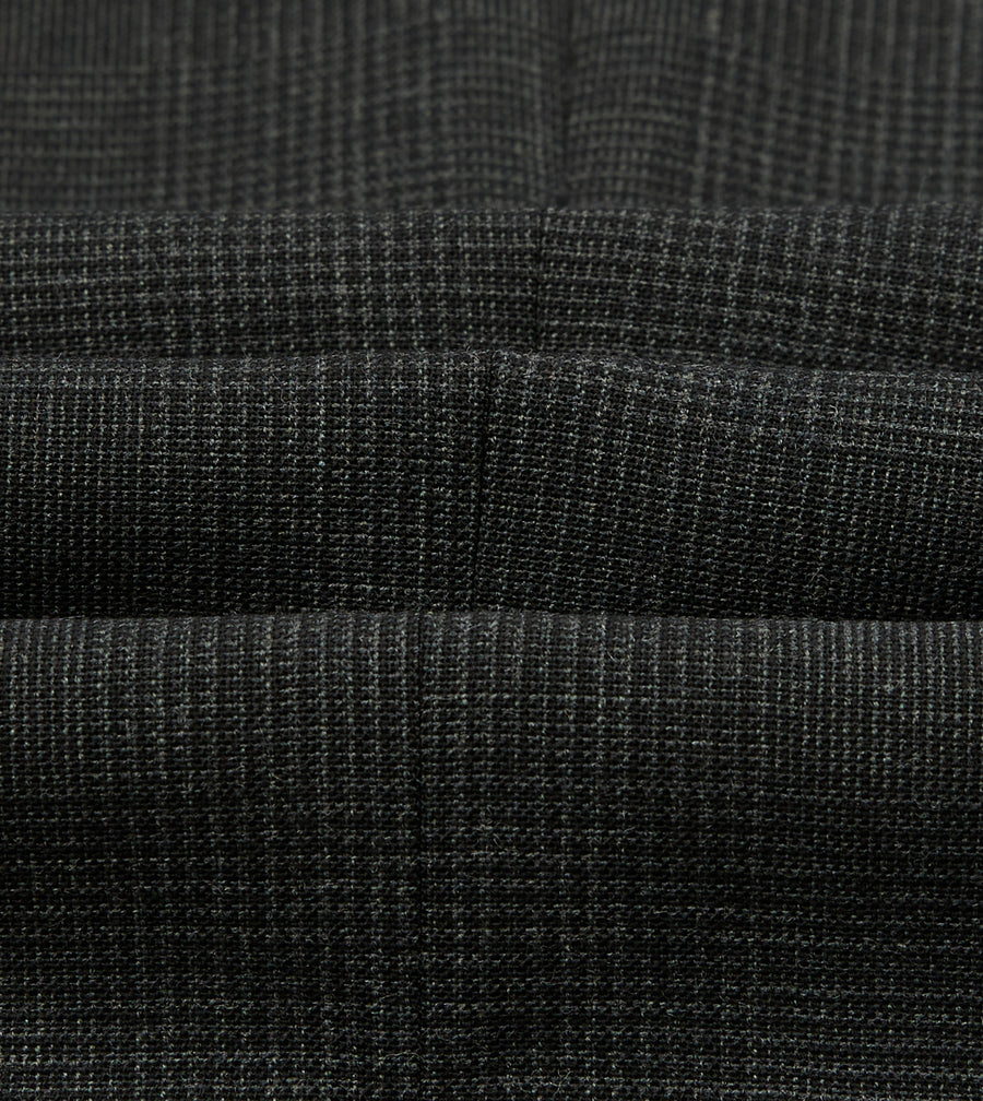 Grey Prince of Wales Check Fresco® Wool Tailored Jacket