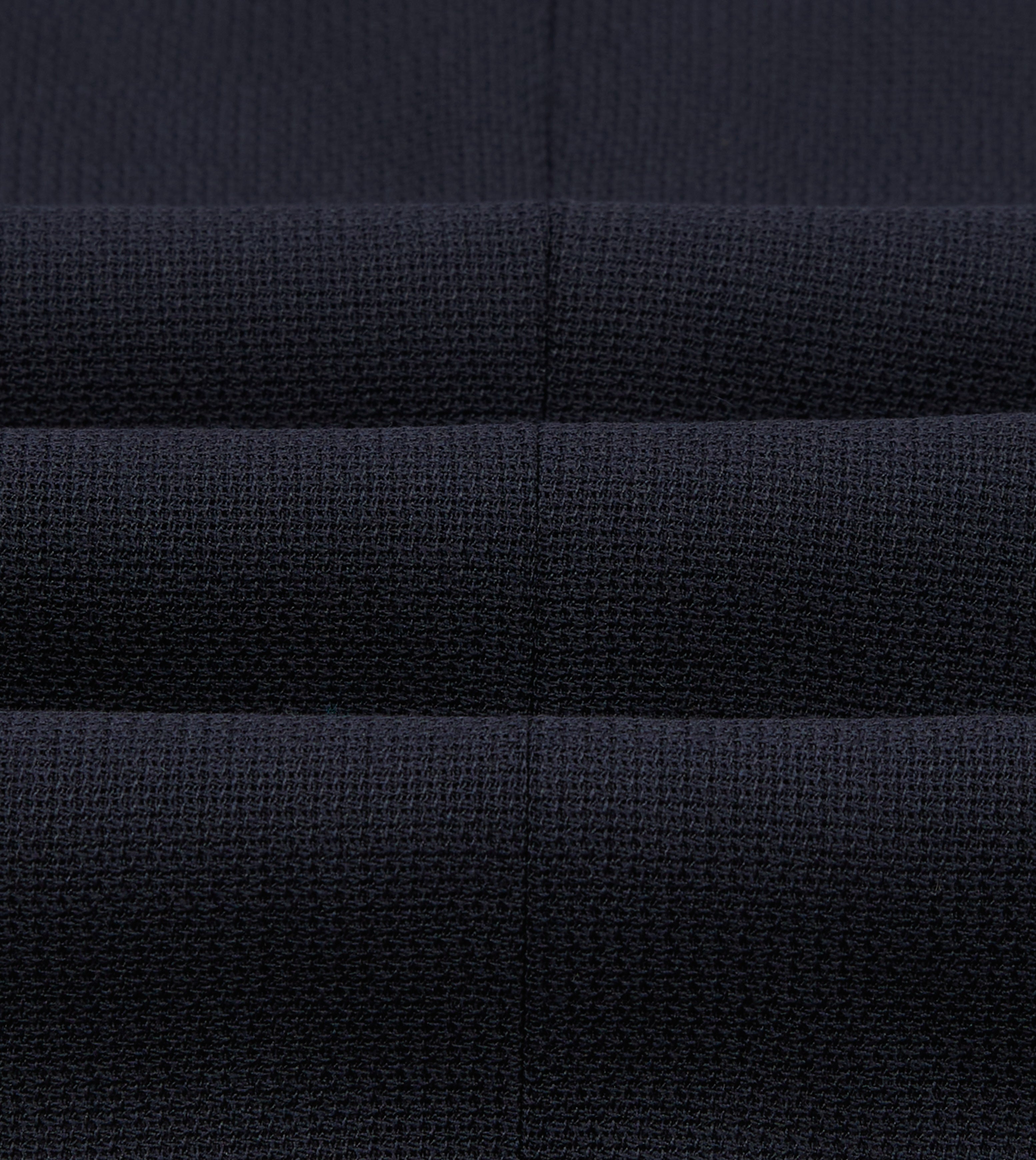 Navy Wool Open Weave Travel Blazer