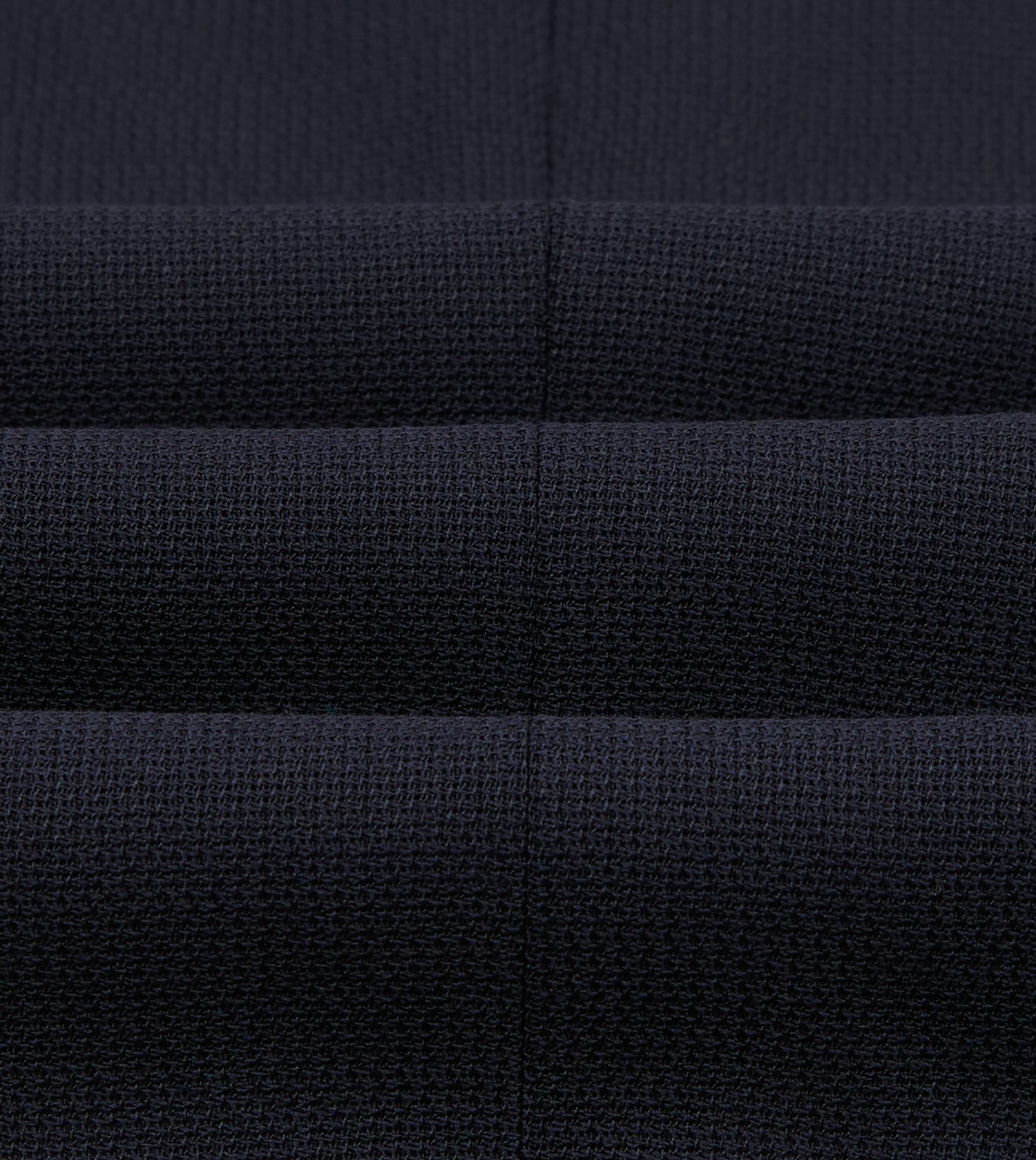 Navy Wool Open Weave Travel Blazer