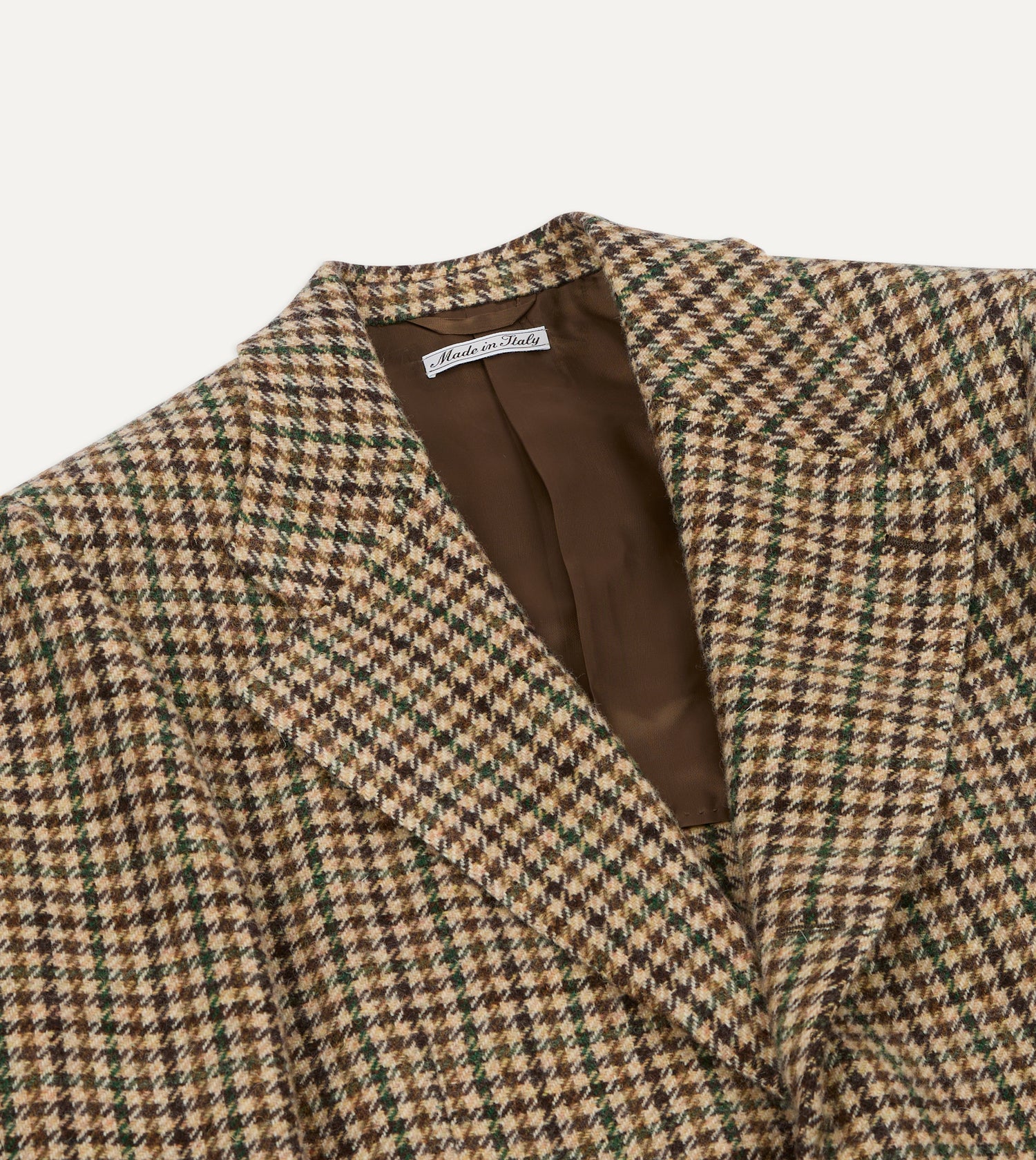 Brown Gun Club Check Tweed Blazer