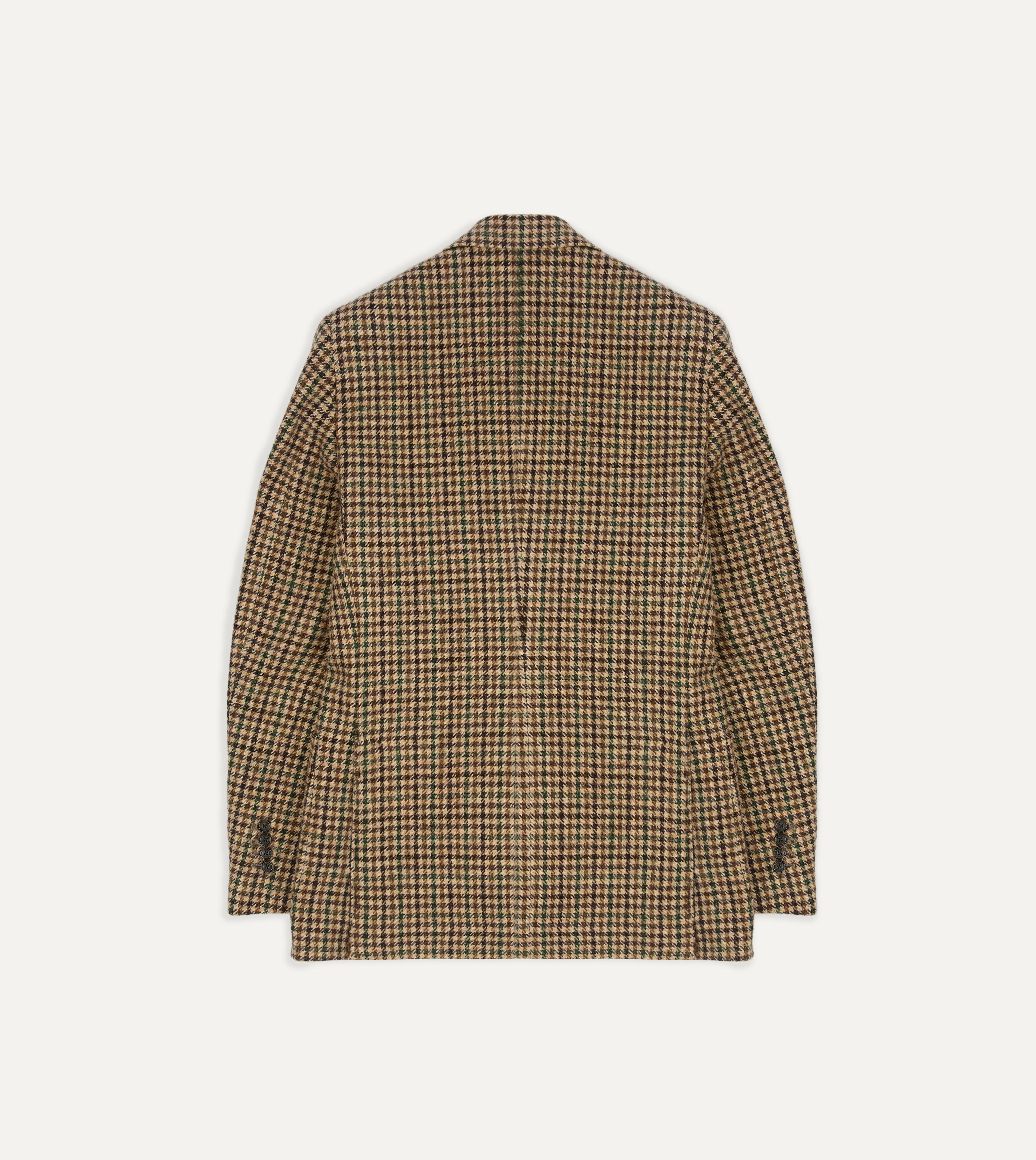 Brown Gun Club Check Tweed Blazer