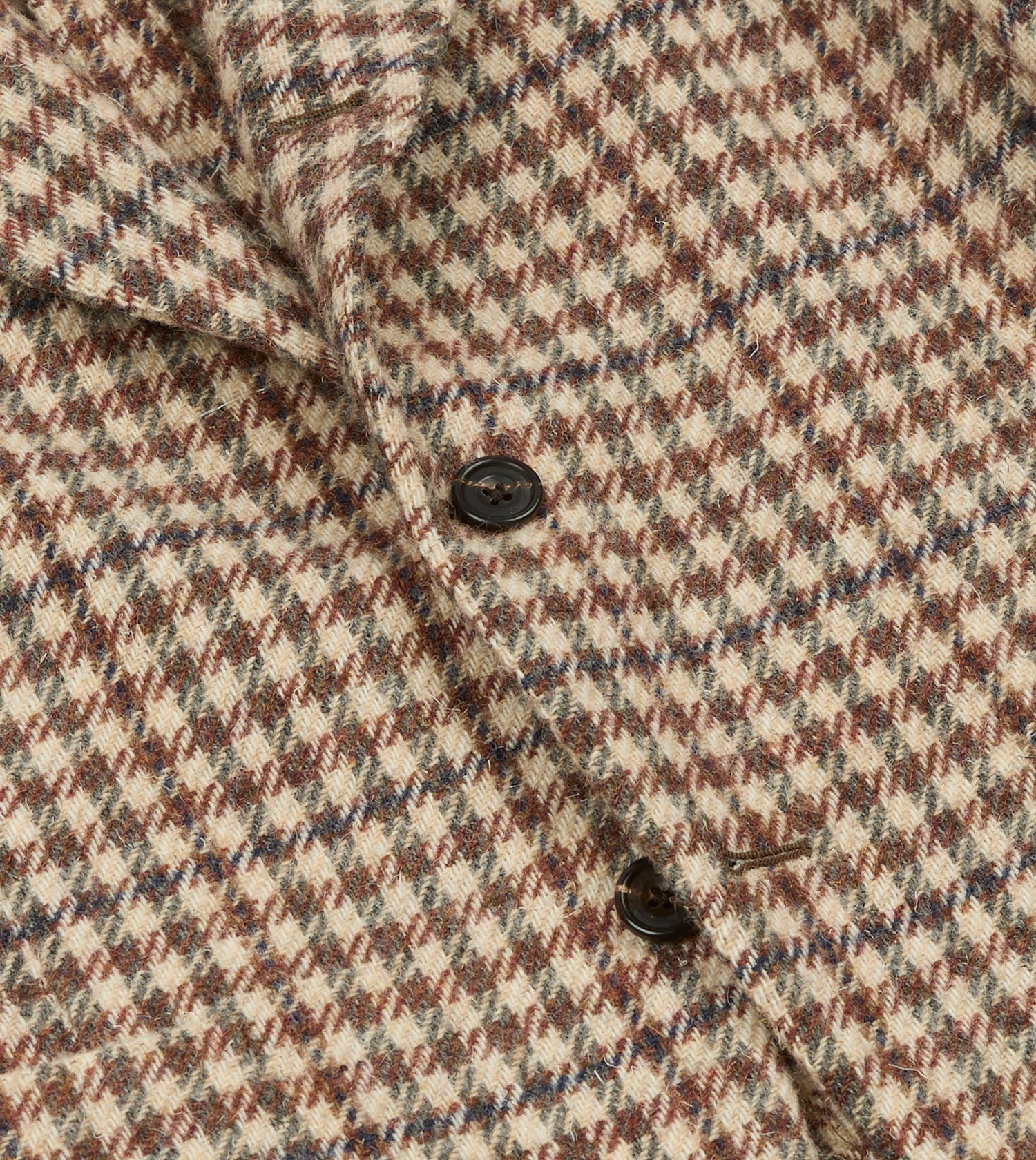 Ecru Gun Club Check Tweed Blazer