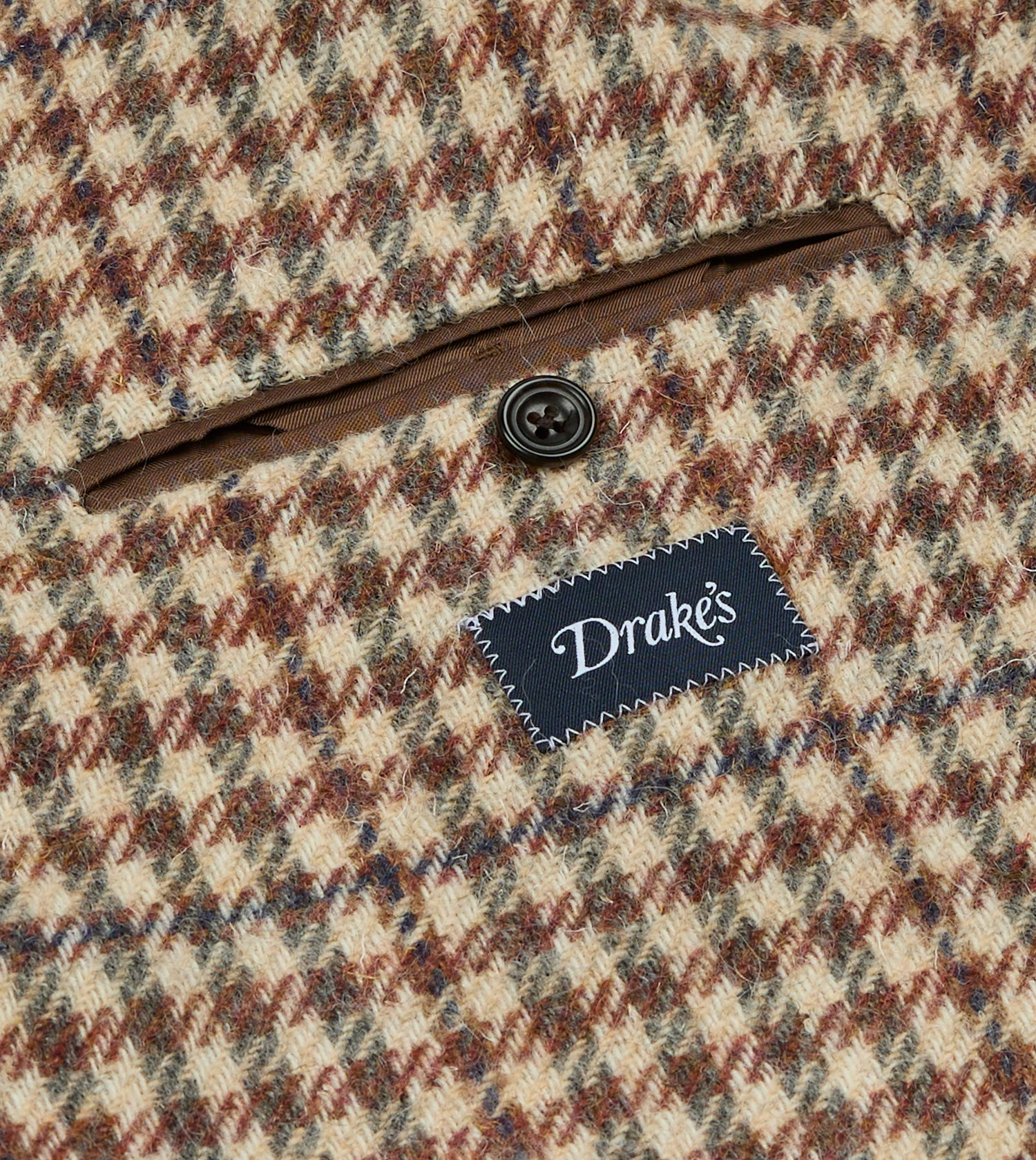 Ecru Gun Club Check Tweed Blazer