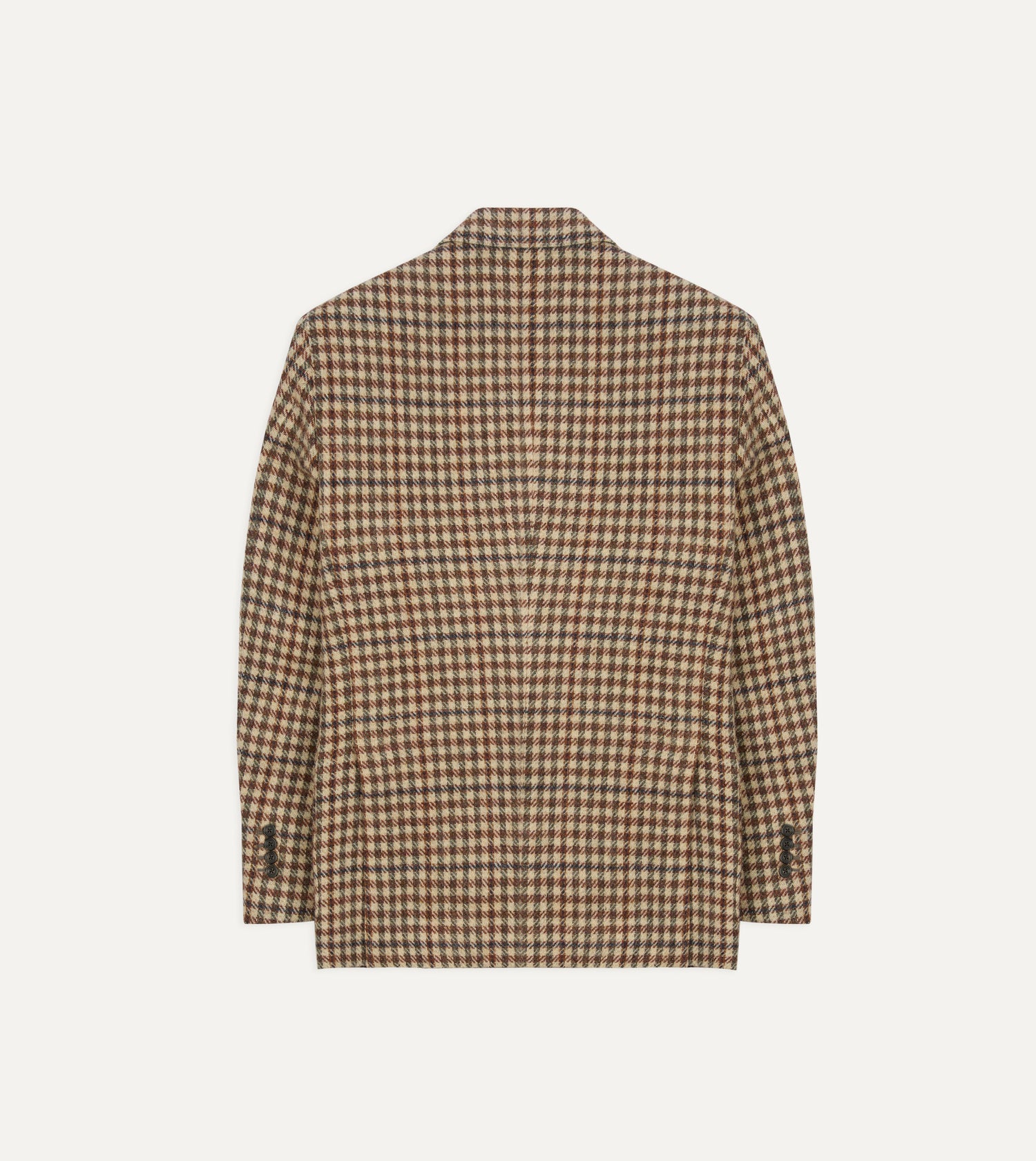 Ecru Gun Club Check Tweed Blazer