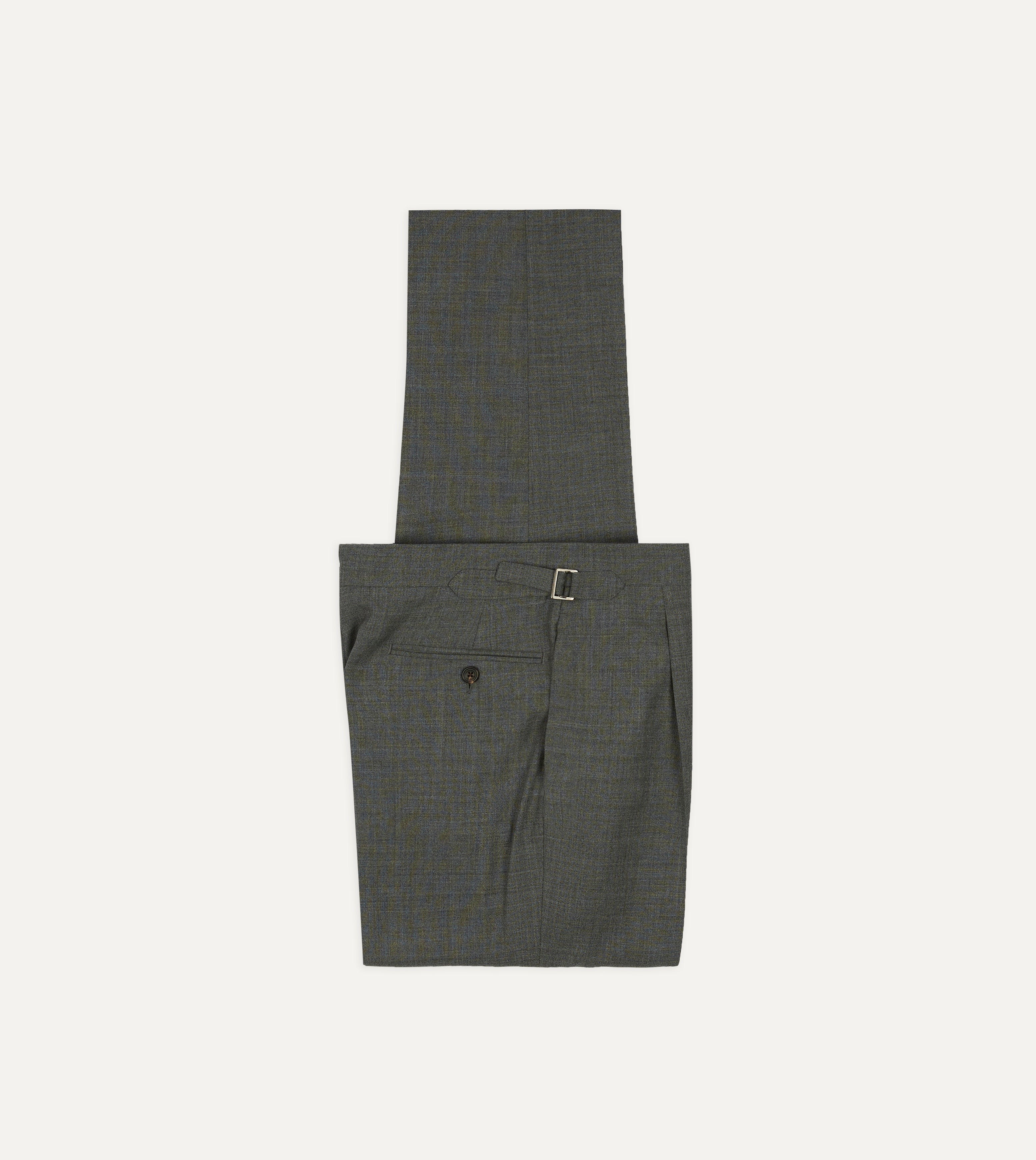 Light Grey Fresco Lite® Single Pleat Trouser