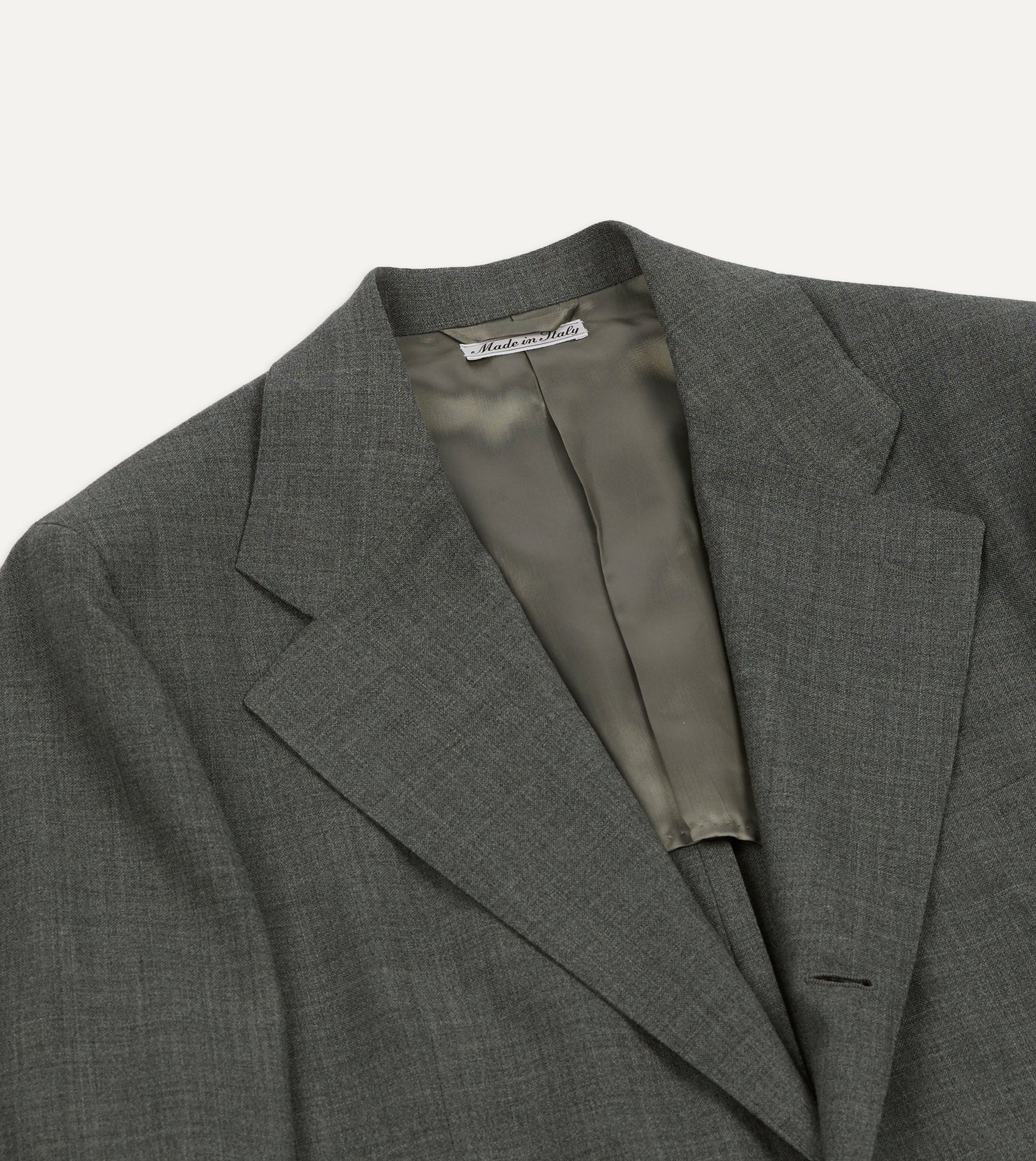 Light Grey Fresco Lite® Wool Tailored Jacket