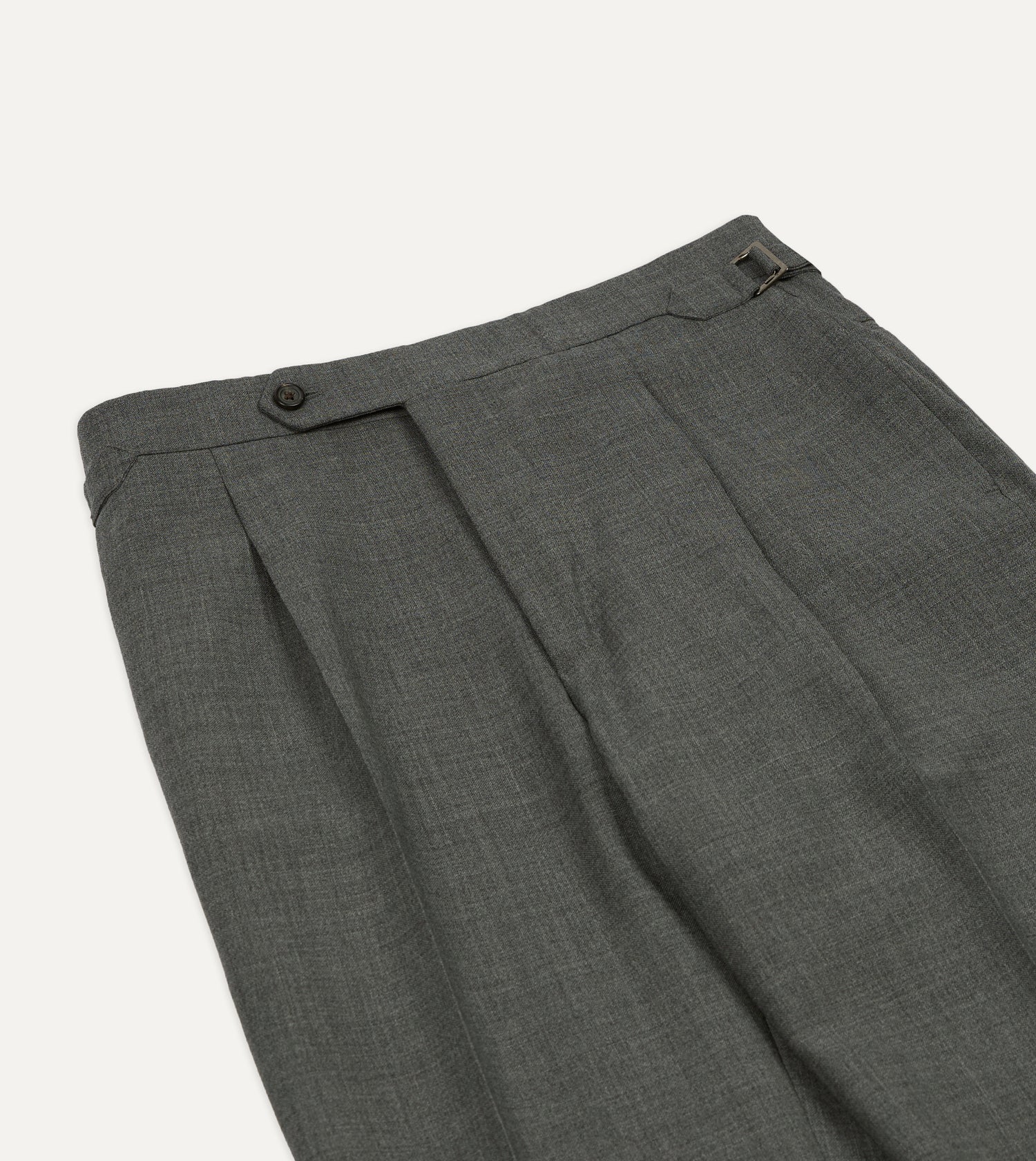 Light Grey Fresco Lite® Single Pleat Trouser