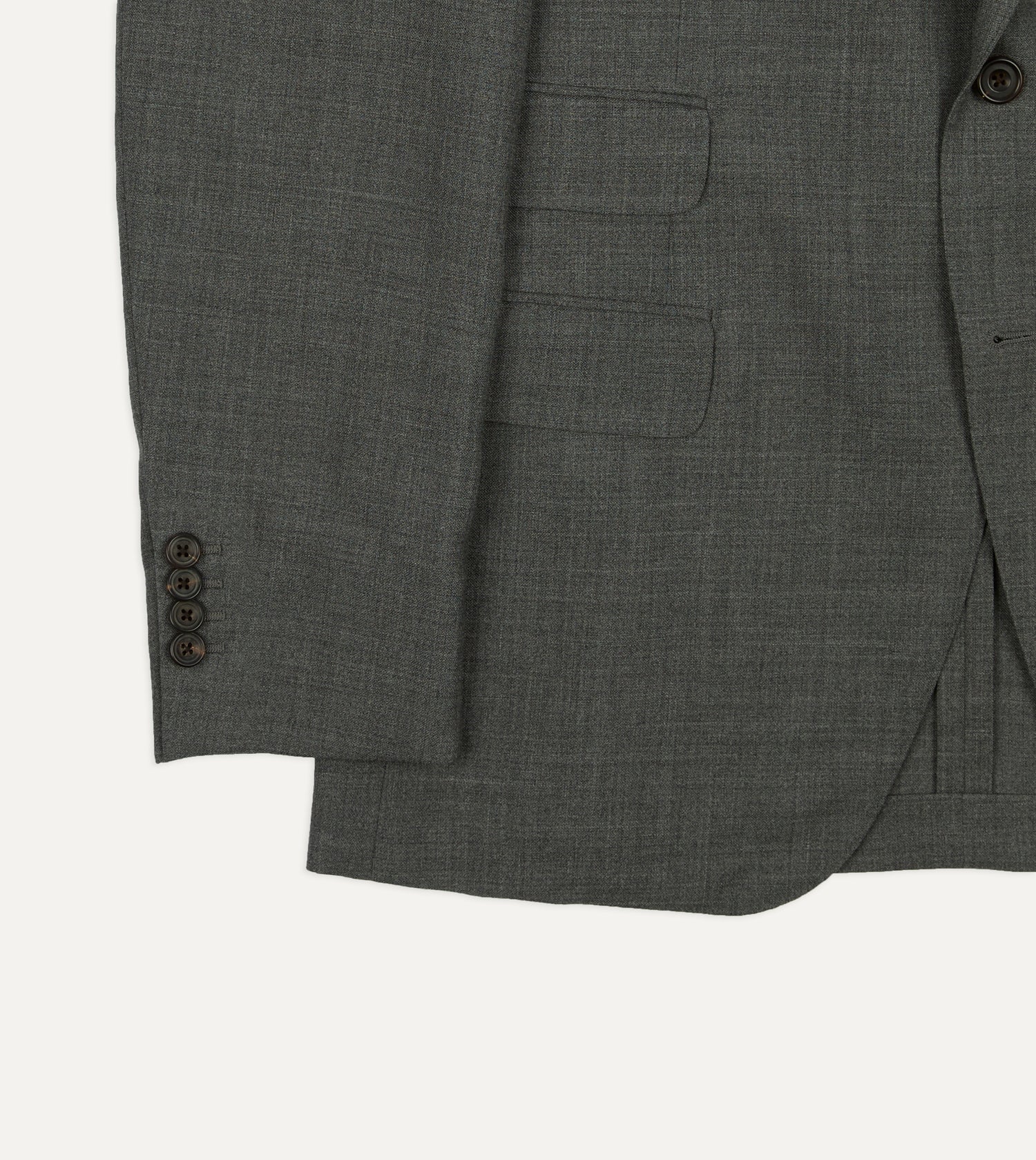 Light Grey Fresco Lite® Wool Tailored Jacket