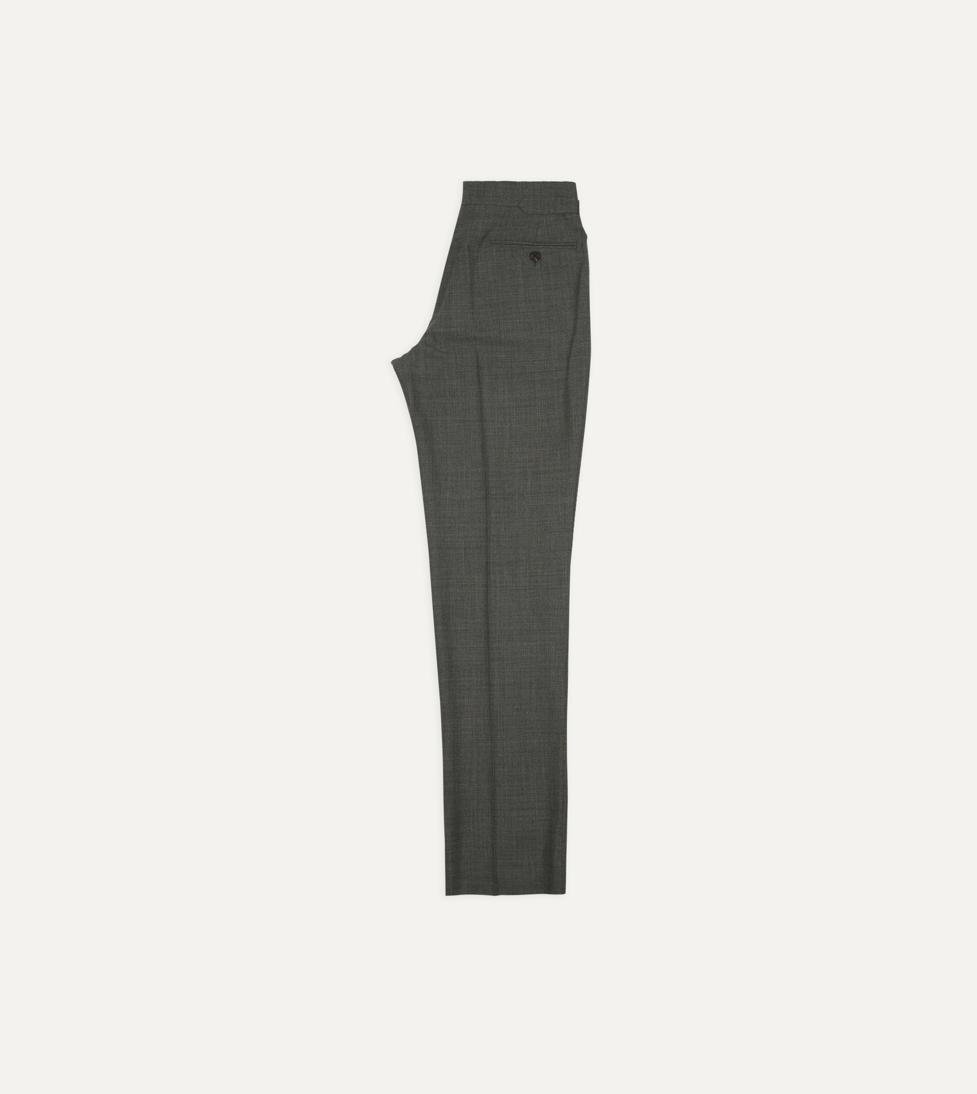 Light Grey Fresco Lite® Single Pleat Trouser