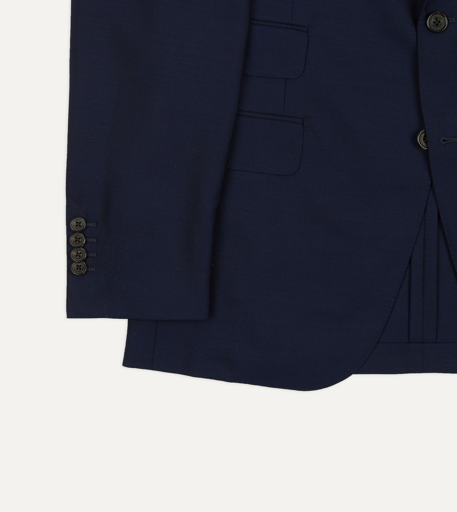 Light Navy Fresco Lite® Wool Tailored Jacket