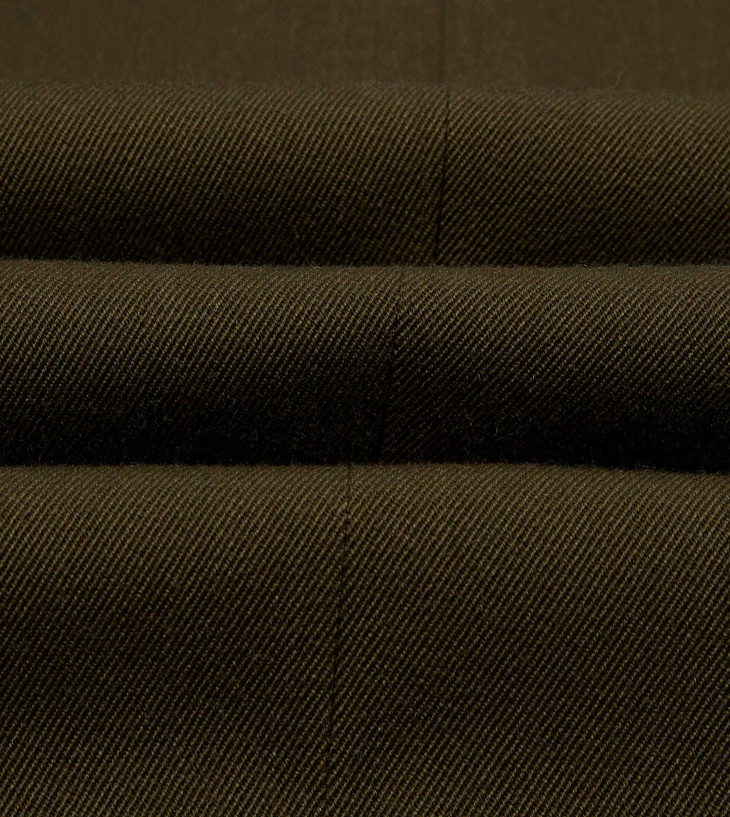 Olive Wool-Cotton Tailored Jacket