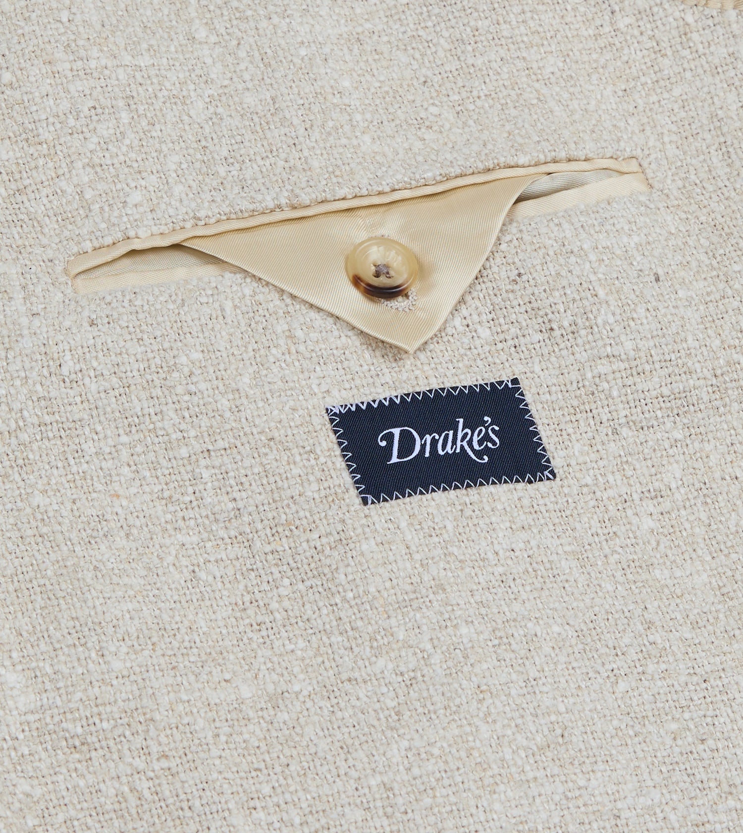 Ecru Silk-Canapa Tweed Blazer