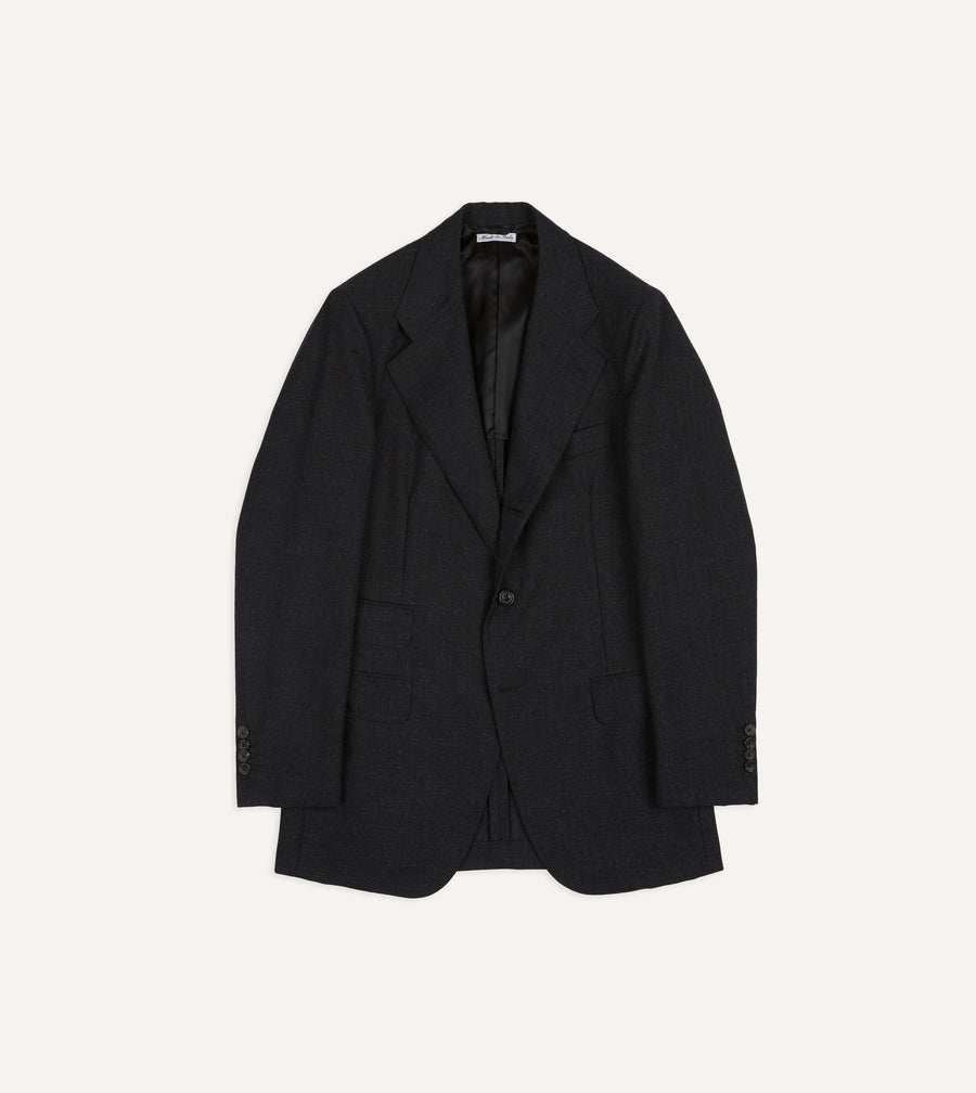 Charcoal Fresco® Wool Tailored Jacket