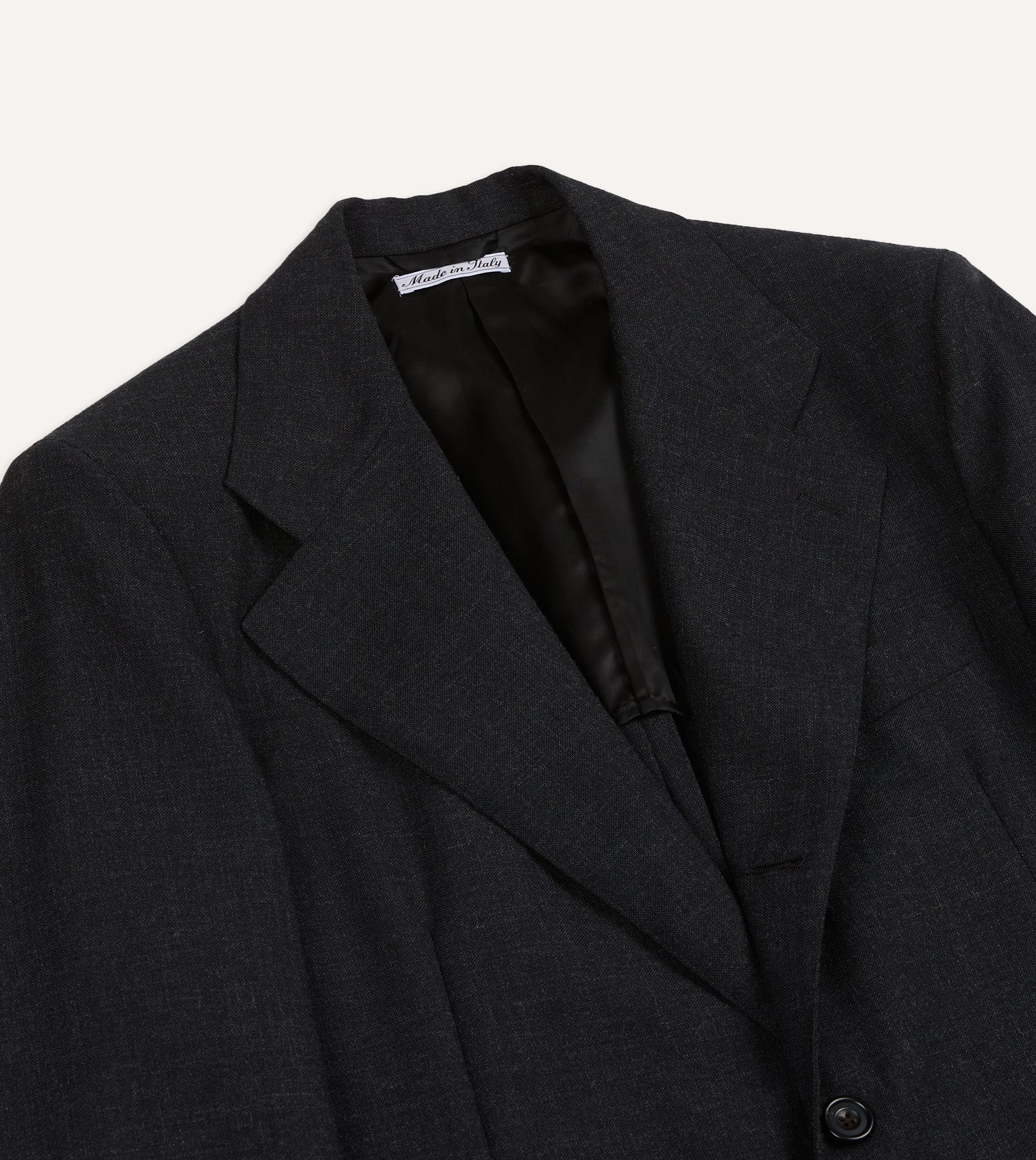 Dark Grey Fresco® Wool Tailored Jacket