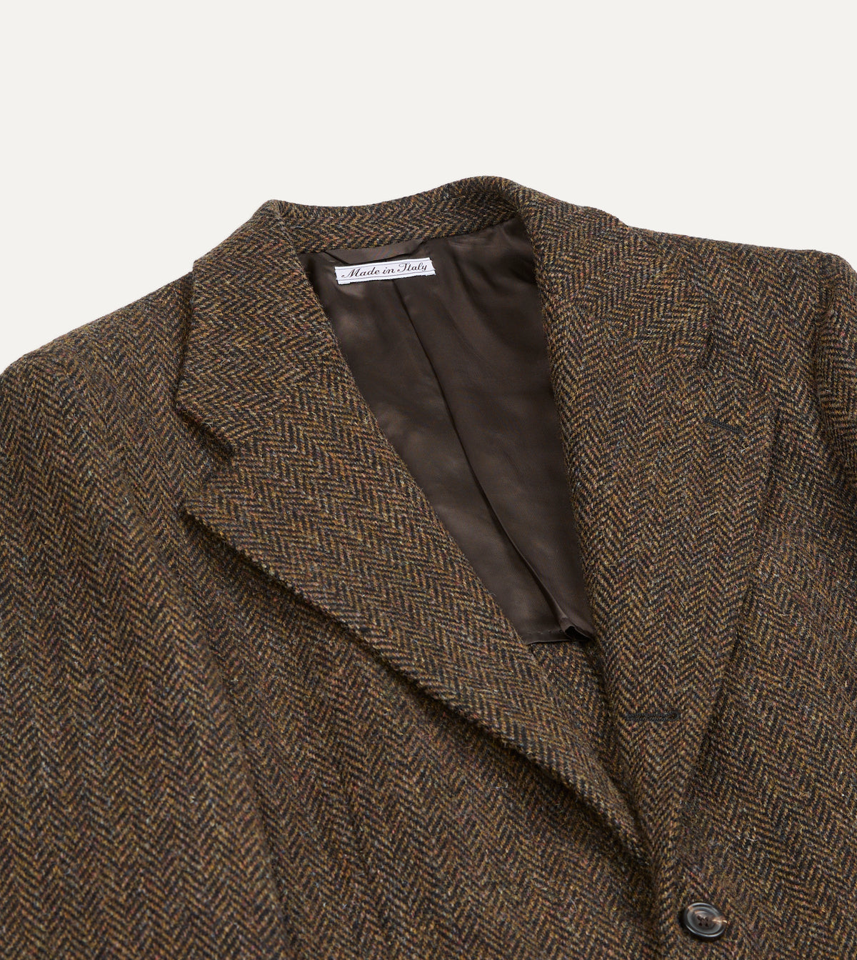 Brown Herringbone Harris Tweed® Blazer