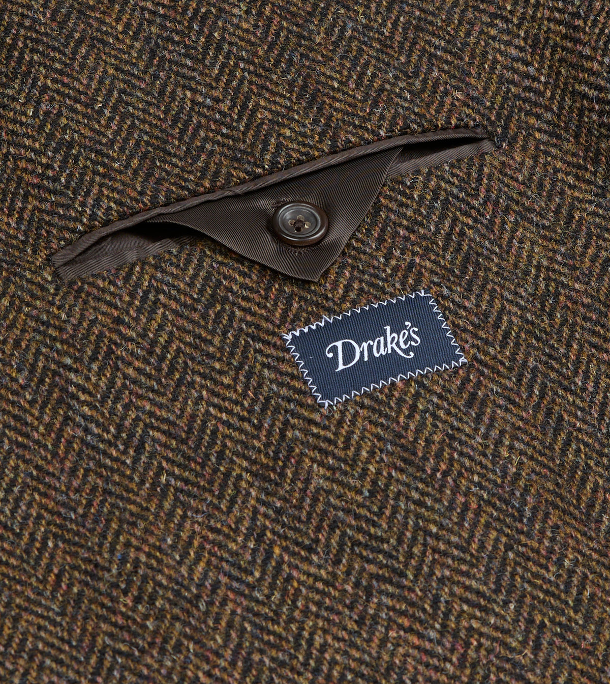 Brown Herringbone Harris Tweed® Blazer