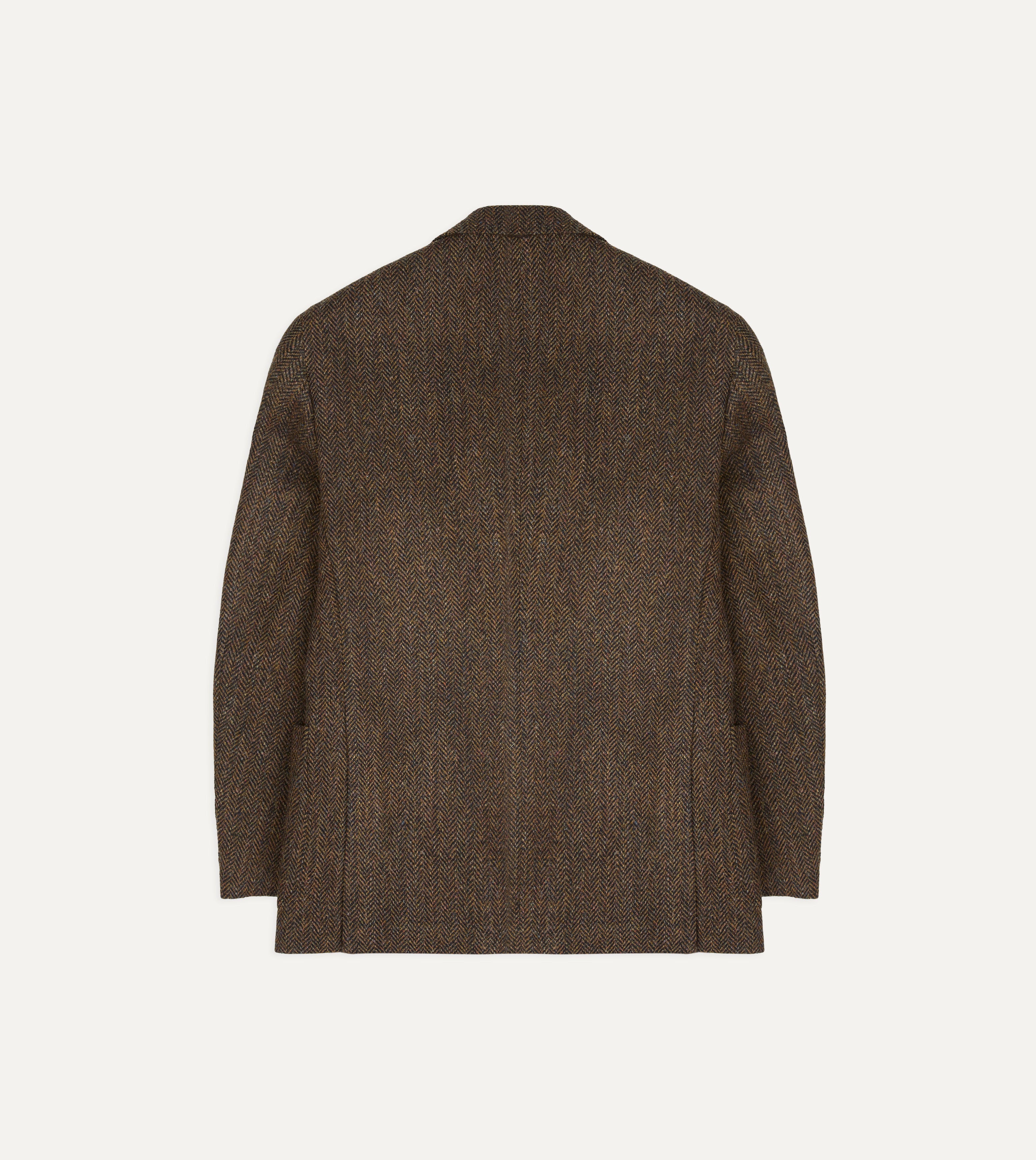 Brown Herringbone Harris Tweed® Blazer