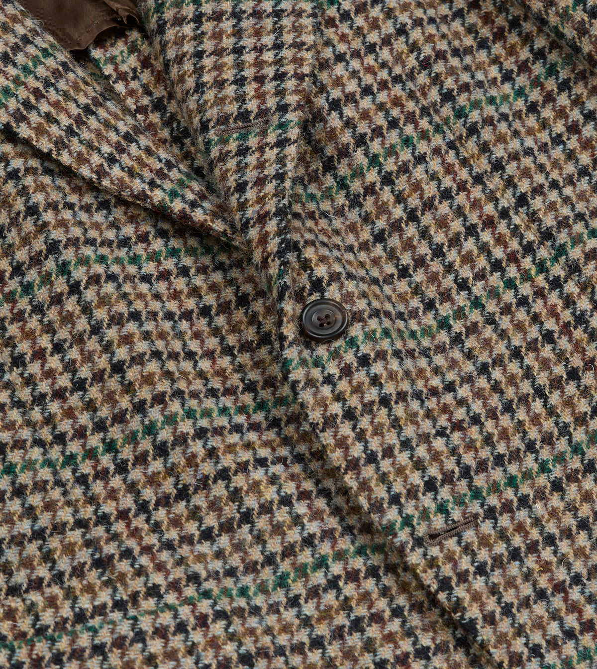 Brown and Green Houndstooth Harris Tweed® Blazer