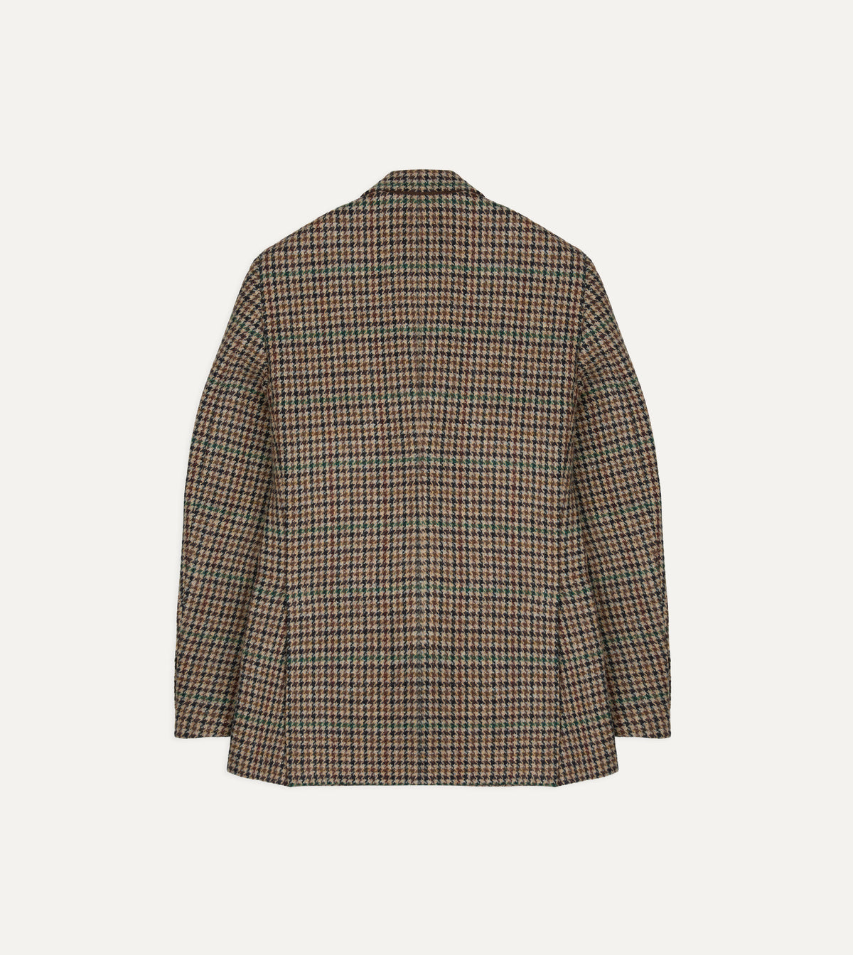 Brown and Green Houndstooth Harris Tweed® Blazer