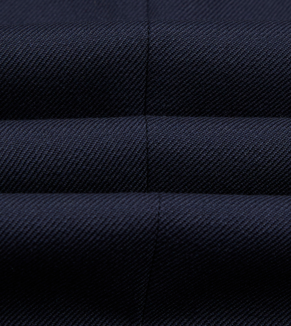Navy Wool-Cotton Twill Tailored Jacket