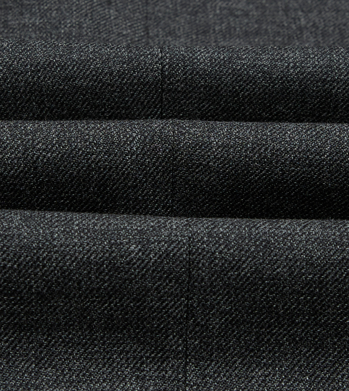 Grey Wool-Cotton Twill Tailored Jacket