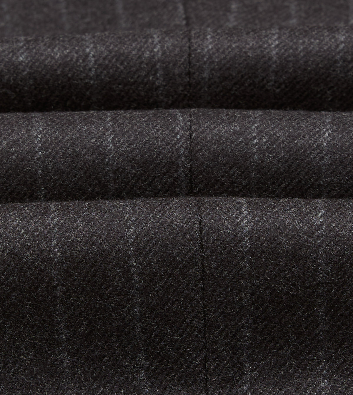 Charcoal Pinstripe Wool Flannel Tailored Jacket