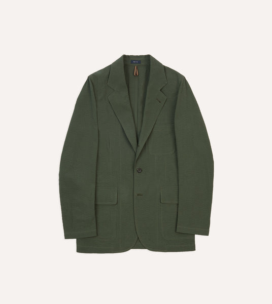 Olive Seersucker Games Blazer Mk. I – Drakes US