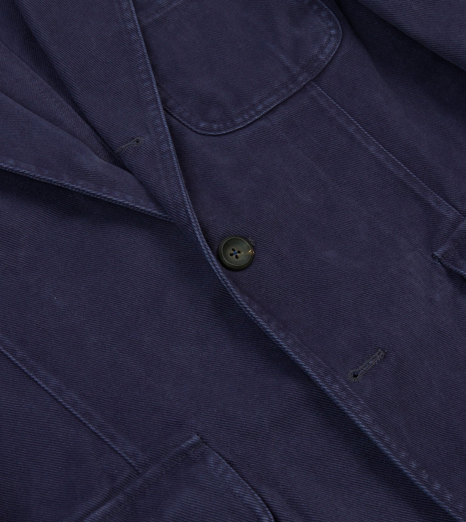 Indigo Heavy Cotton Twill Games Blazer Mk. I