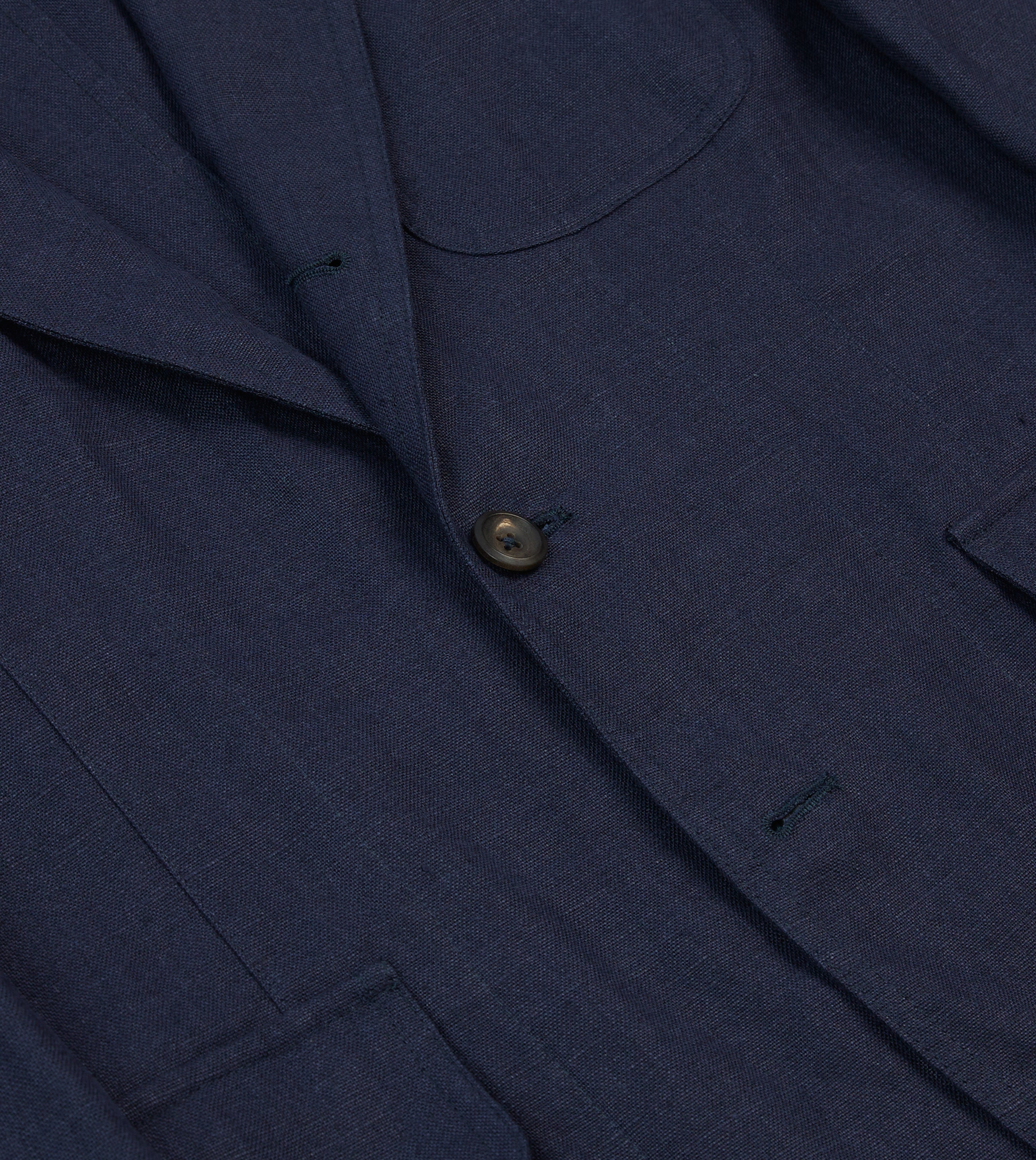 Navy Antique Linen Games Blazer Mk. I – Drakes US