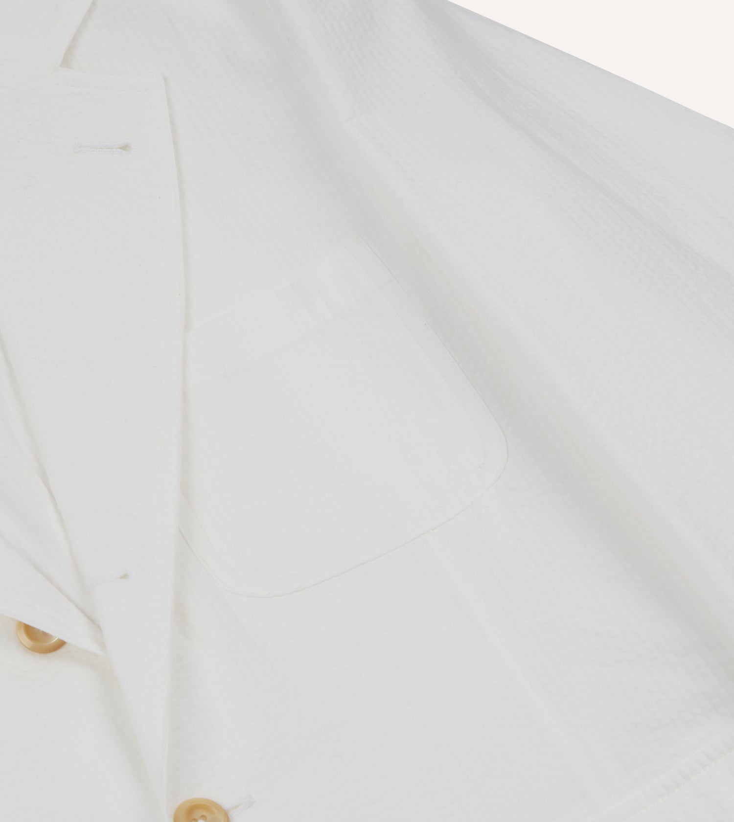 Michael McGregor for Drake’s White Seersucker Games Blazer Mk. I