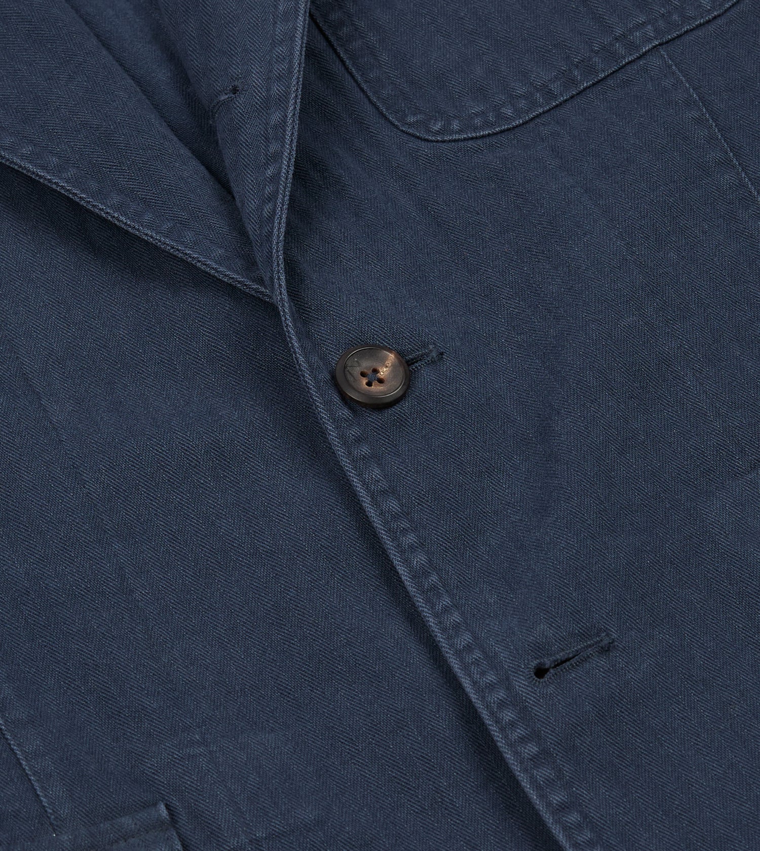 Navy Herringbone Twill Cotton Games Blazer Mk. I