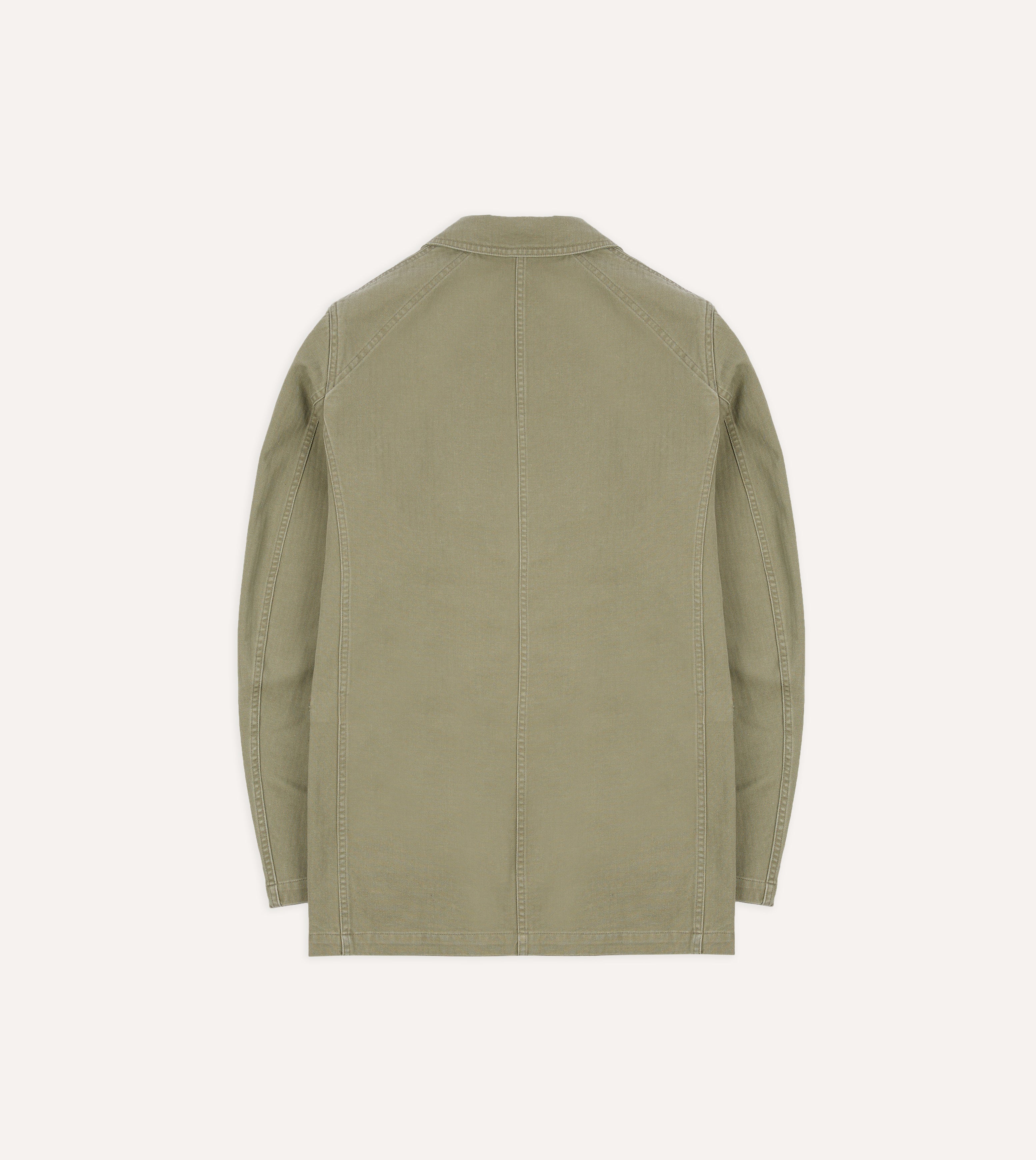 Olive Herringbone Twill Cotton Games Blazer Mk. I