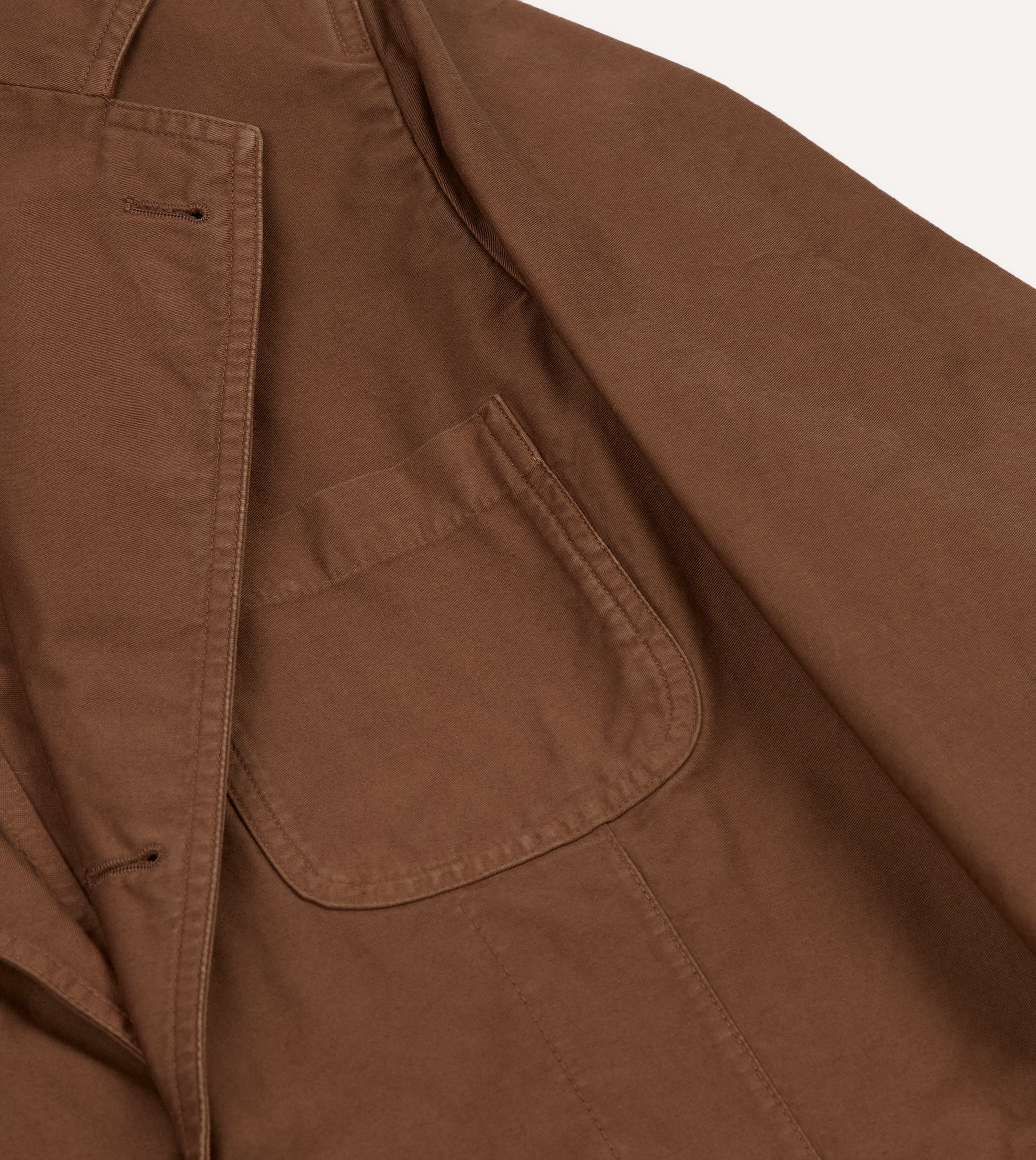 Tobacco Summer Moleskin Games Blazer Mk. I – Drakes US