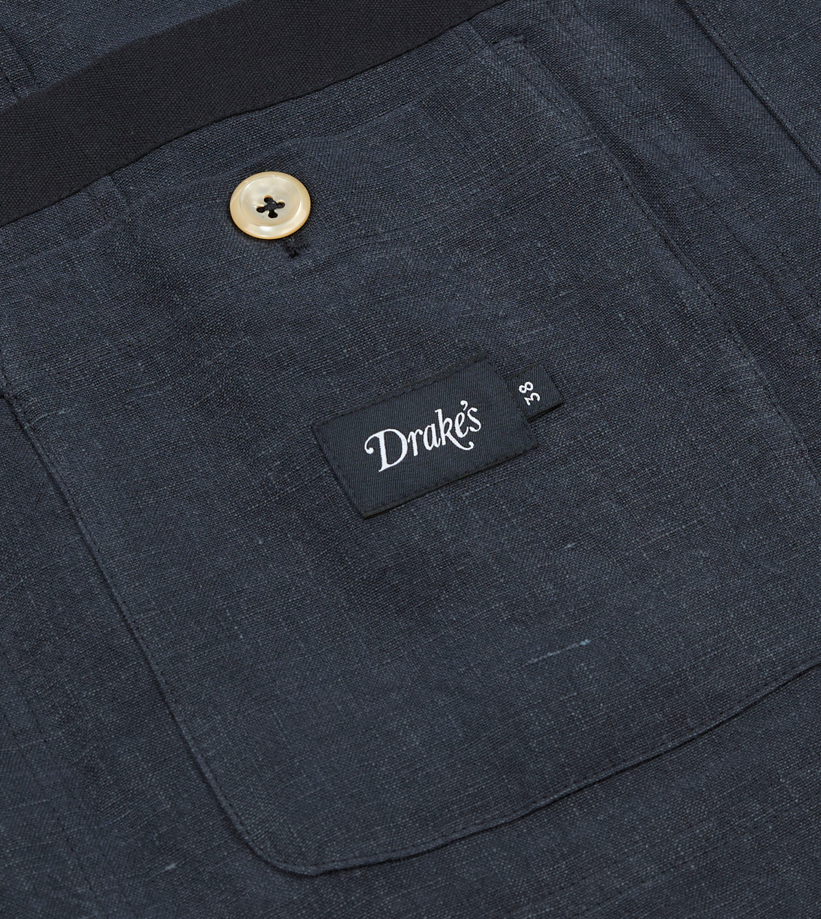 Navy Linen Games Blazer Mk. III – Drakes US