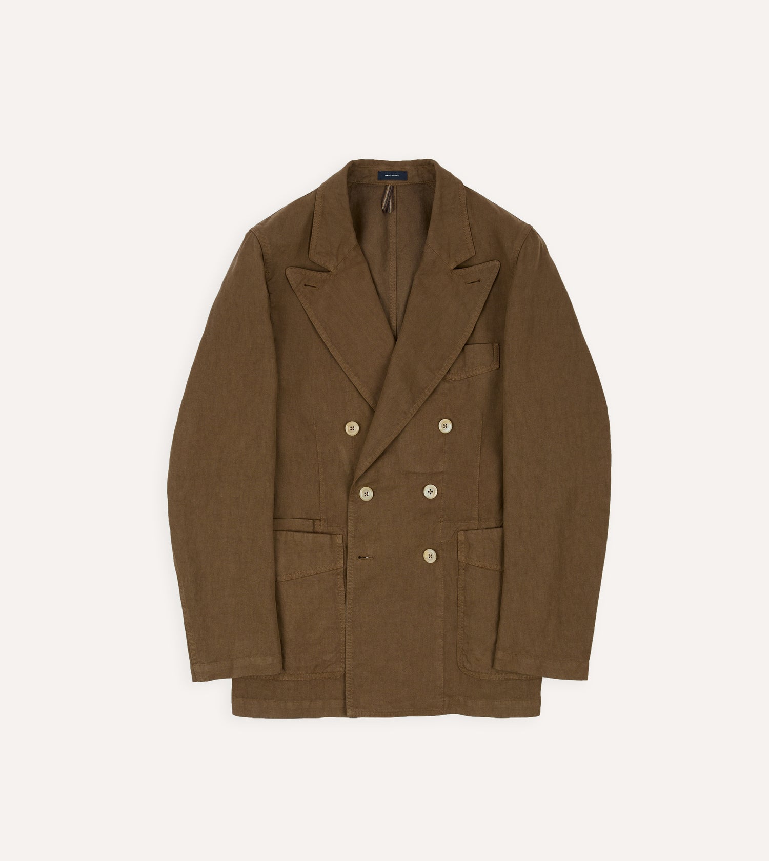 Brown Linen Gabardine Games Blazer Mk. III