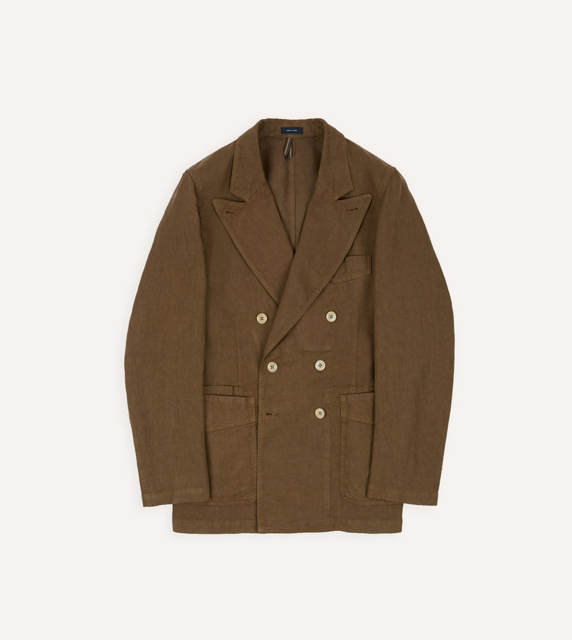 Brown Linen Gabardine Games Blazer Mk. III