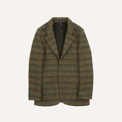 Brown and Green Gun Club Check Tweed Games Blazer Mk. VII – Drakes US