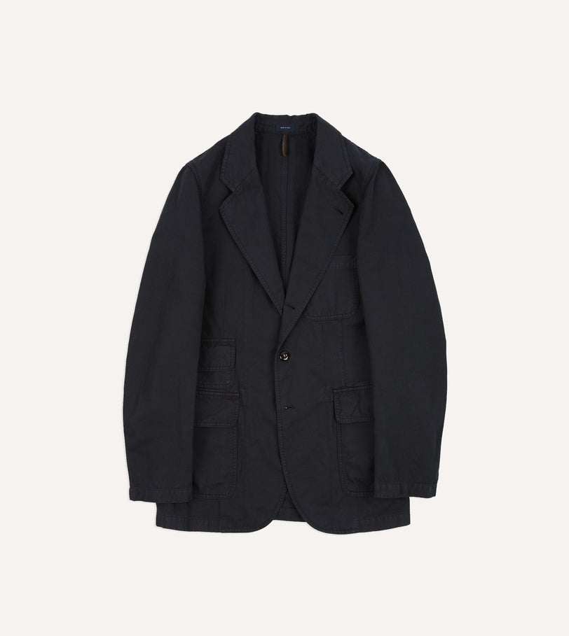 Navy Cotton-Linen Games Blazer Mk. IV